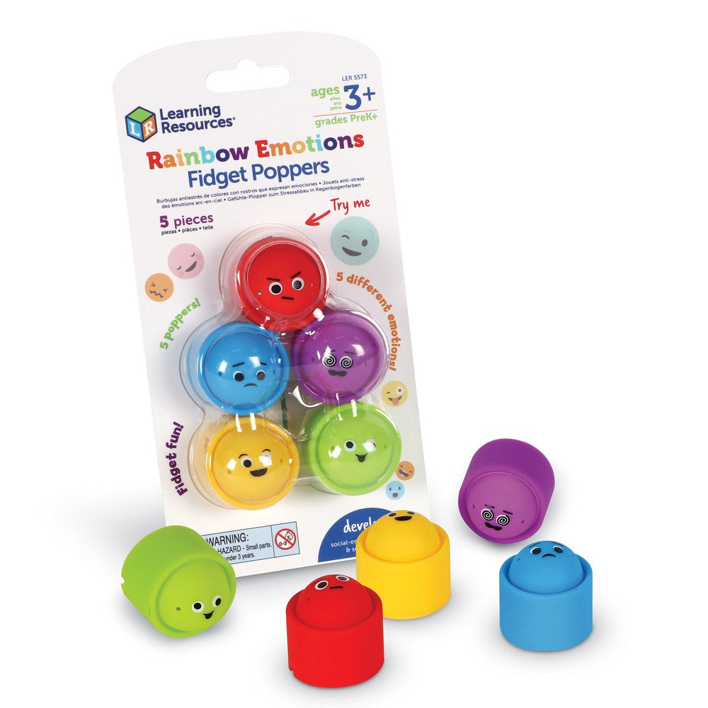 Botones de emociones - Rainbow emotions fidget poppers