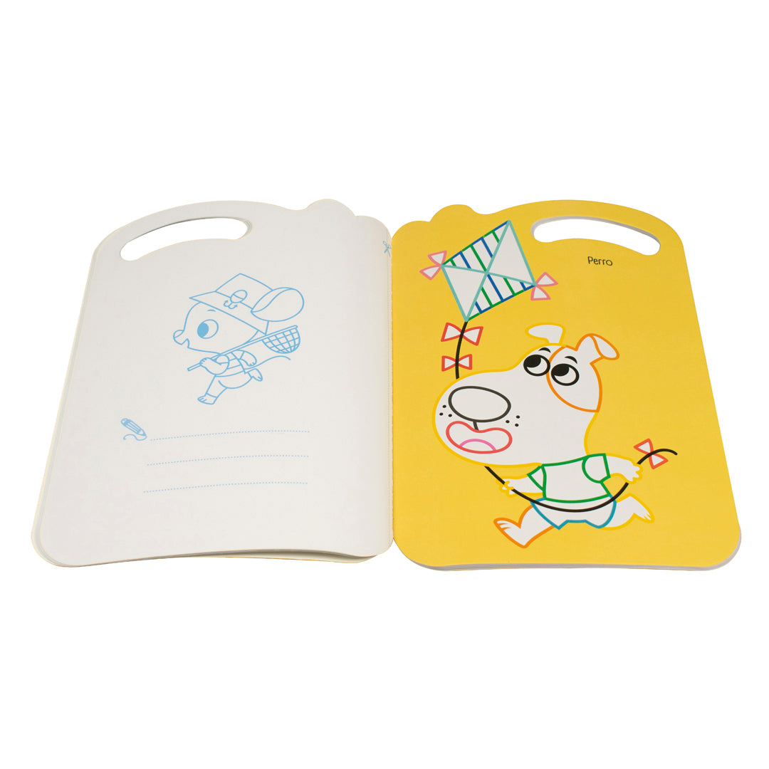 Libro colorea dentro de las líneas