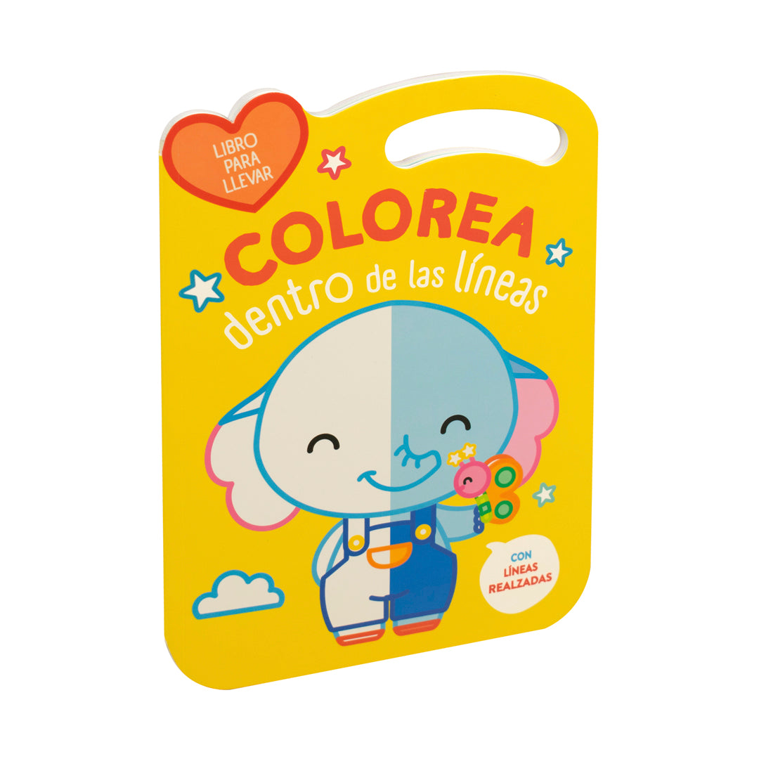 Libro colorea dentro de las líneas