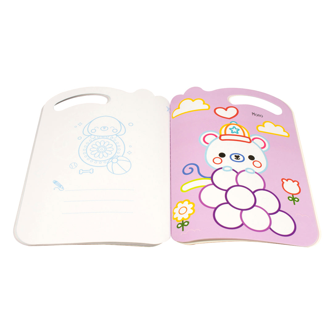 Libro colorea dentro de las líneas