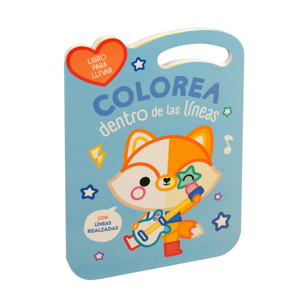 Libro colorea dentro de las líneas