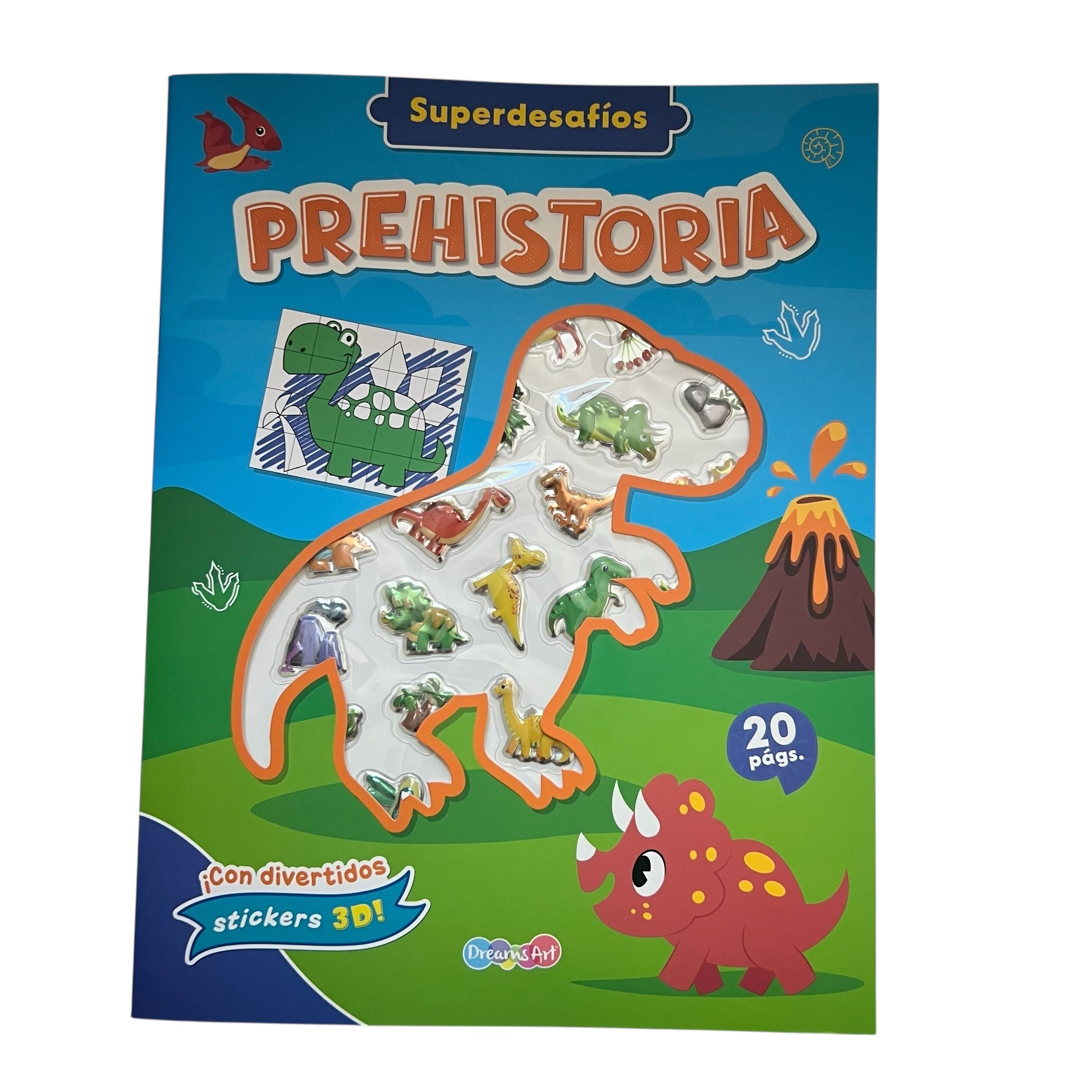 Libro de actividades - Superdesafios con stickers