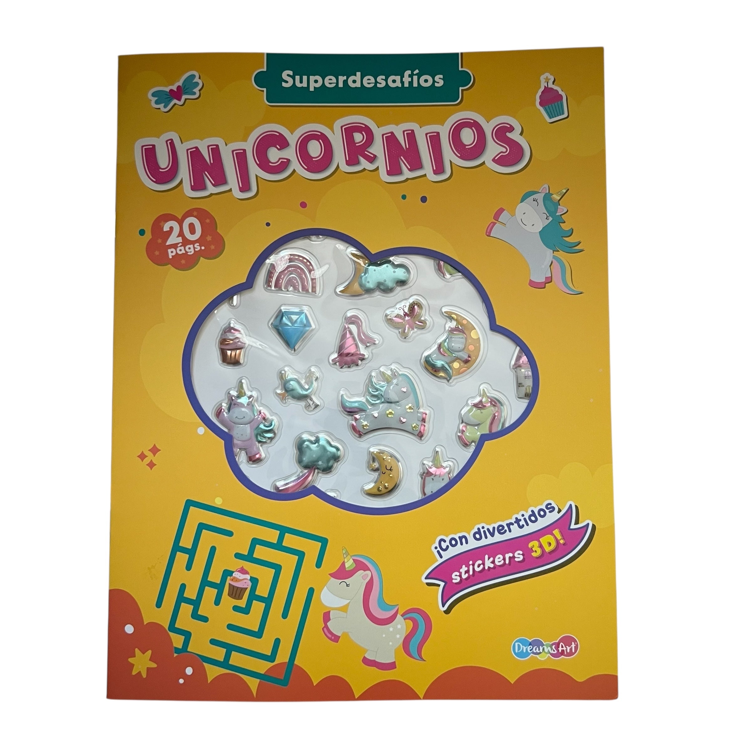 Libro de actividades - Superdesafios con stickers