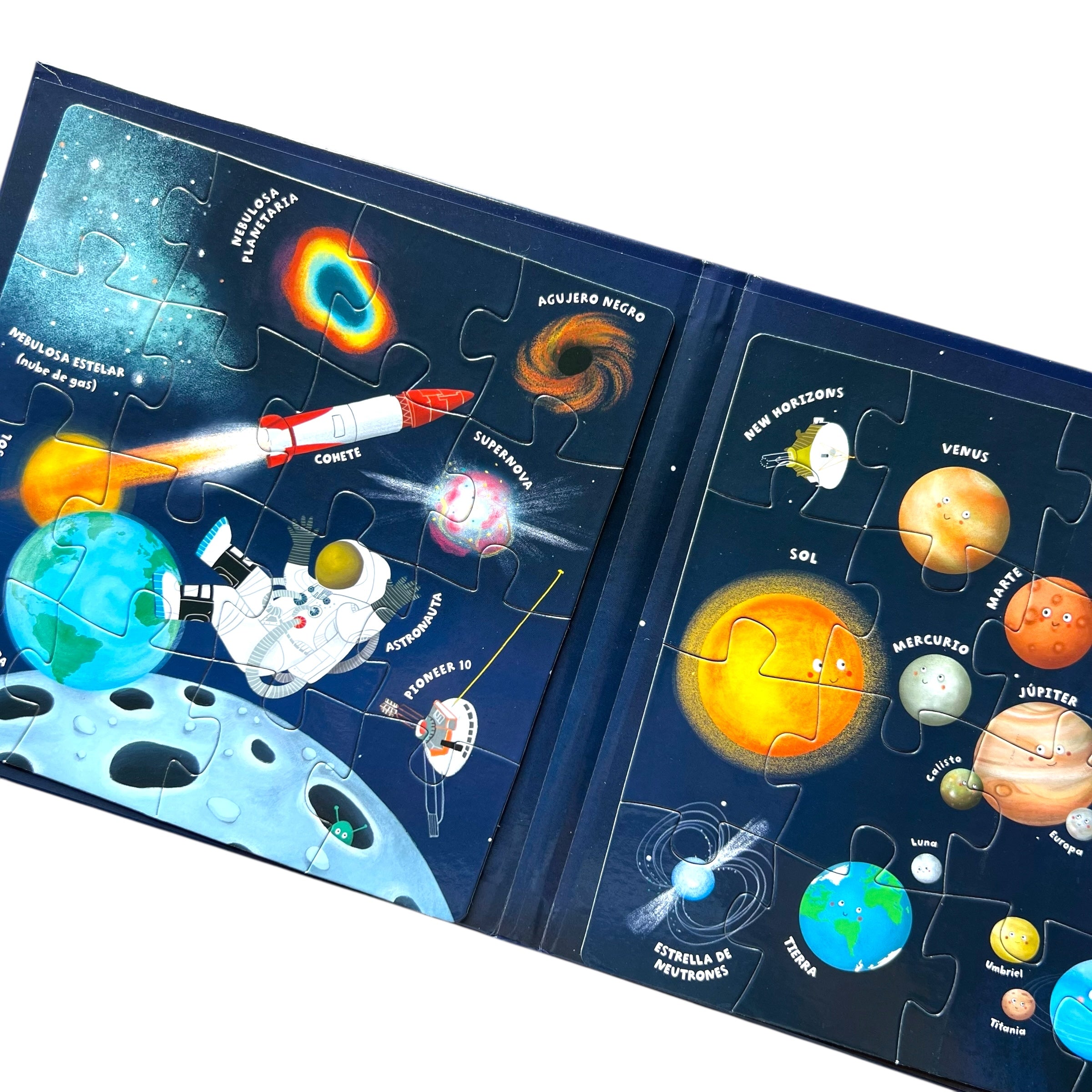 Libro magnético con 3 rompecabezas