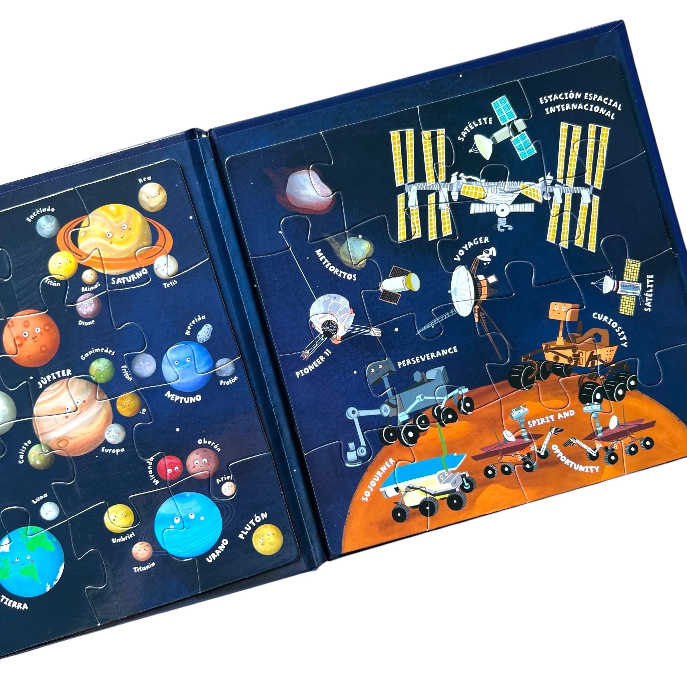 Libro magnético con 3 rompecabezas