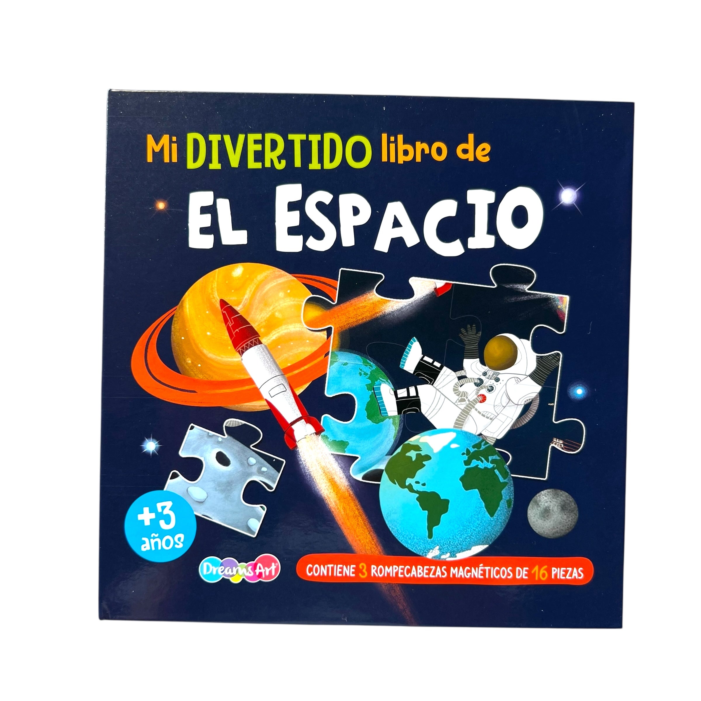 Libro magnético con 3 rompecabezas