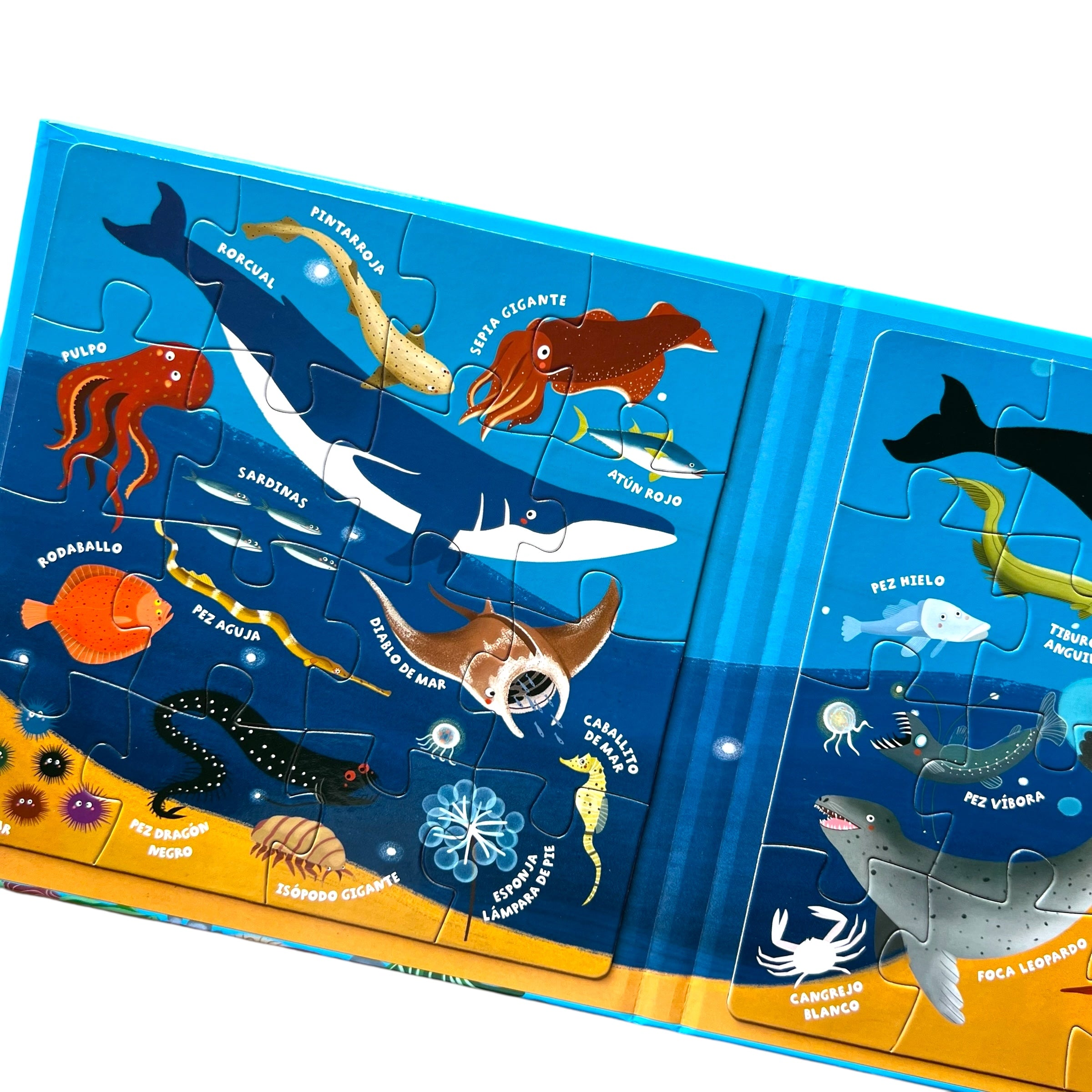 Libro magnético con 3 rompecabezas