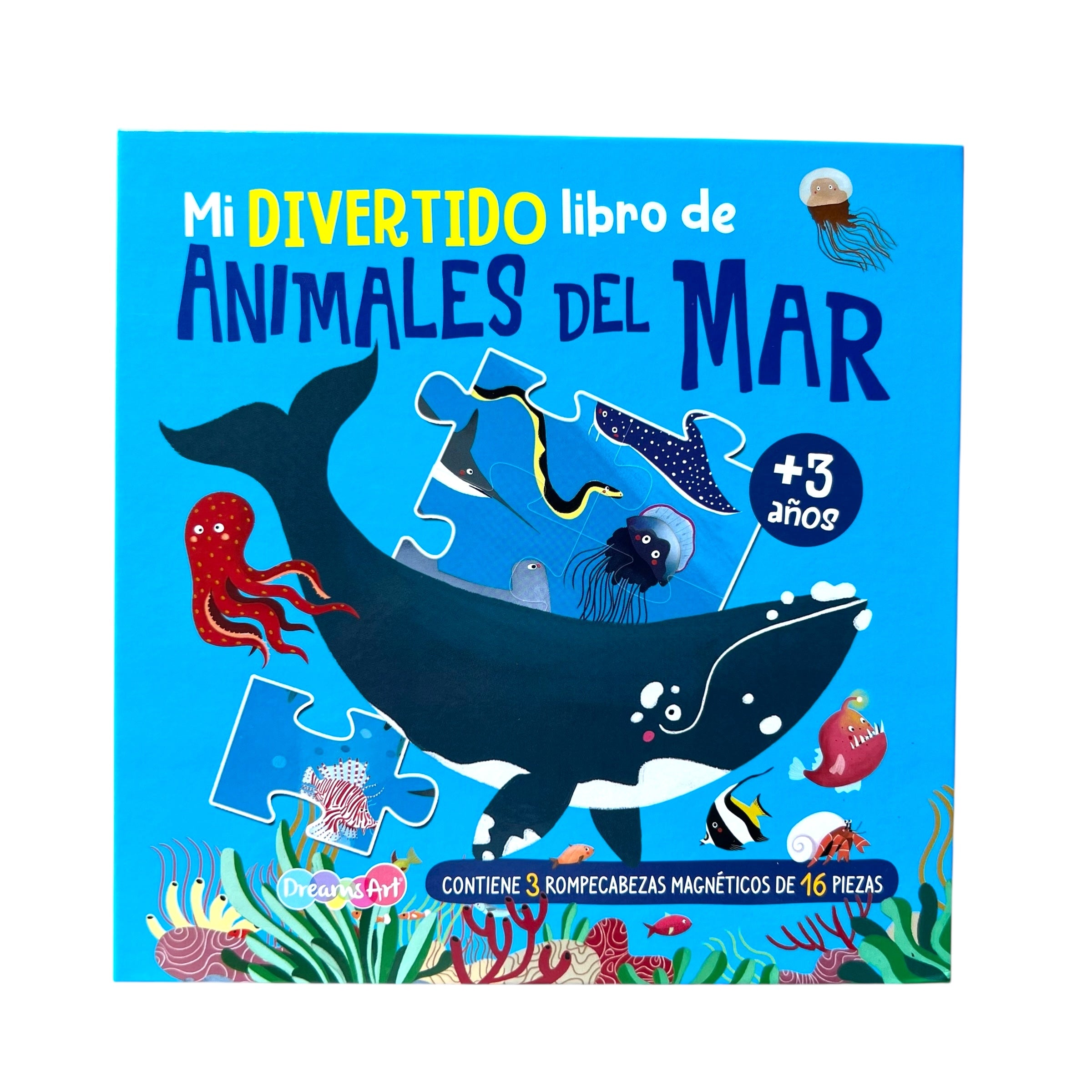 Libro magnético con 3 rompecabezas