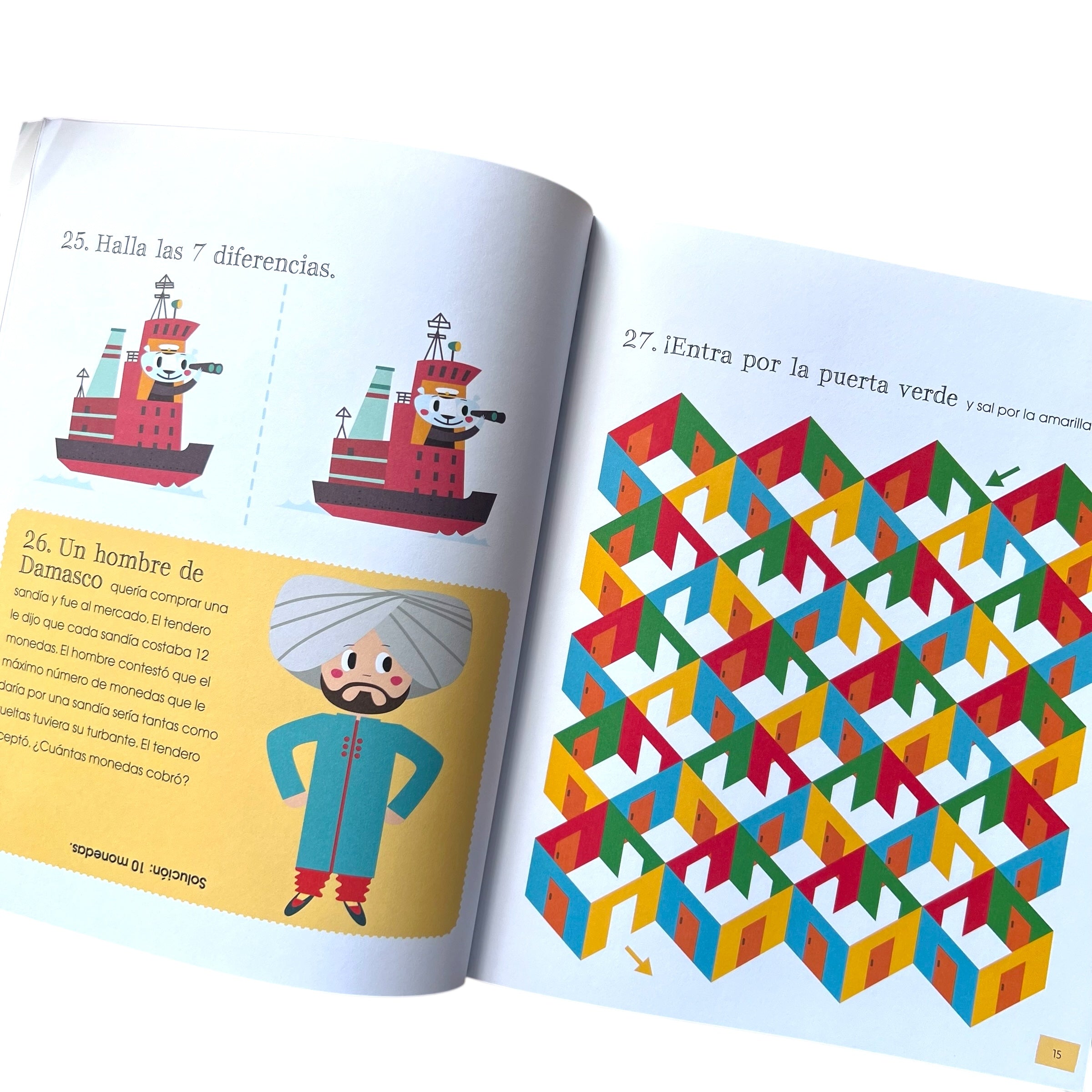 Libro 101 Juegos de Lógica y observación