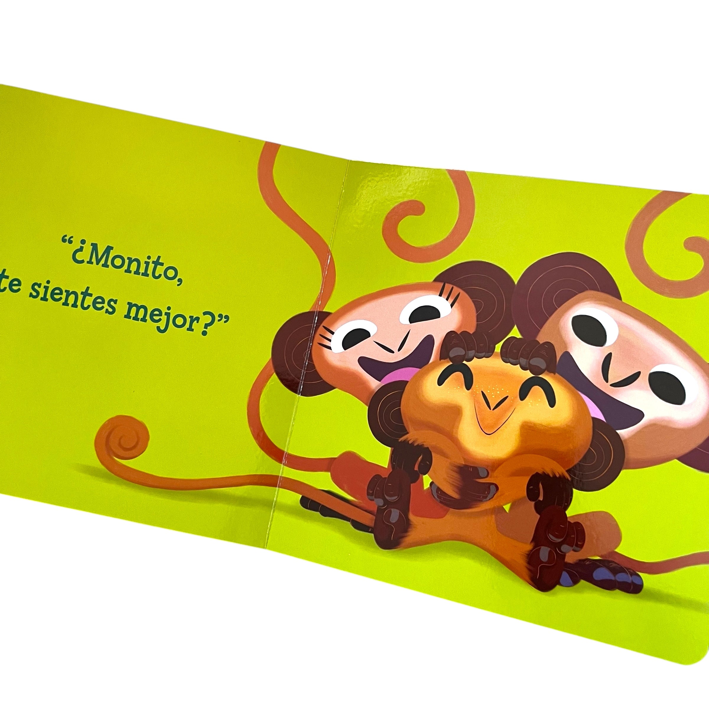 Pequeño mono se calma