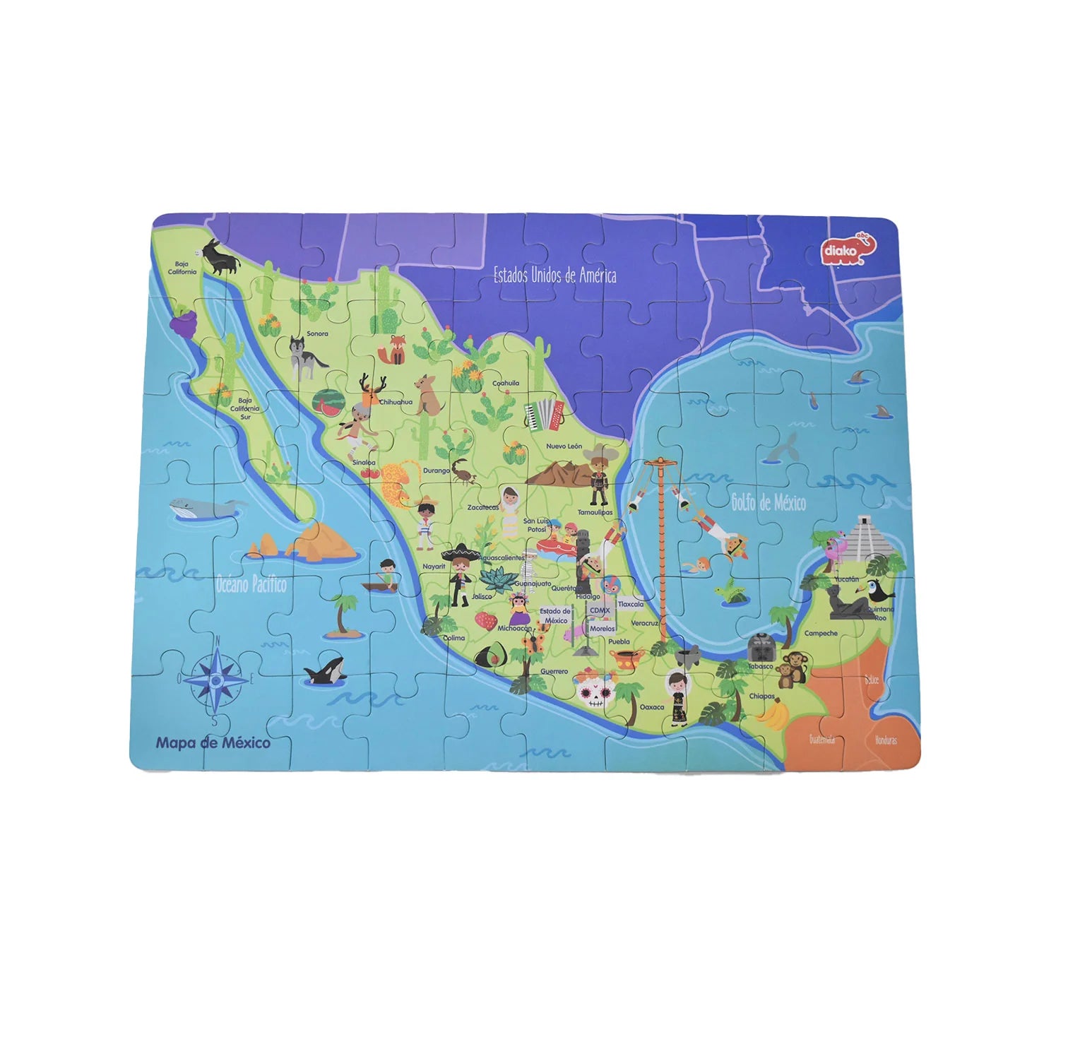 Rompecabezas de México 60 pzas