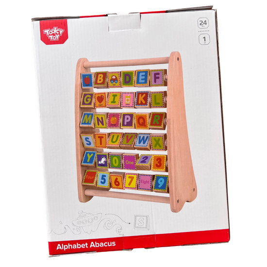 Abaco de Letras ABC - Alphabet Abacus Tooky Toy – IMAGIQ