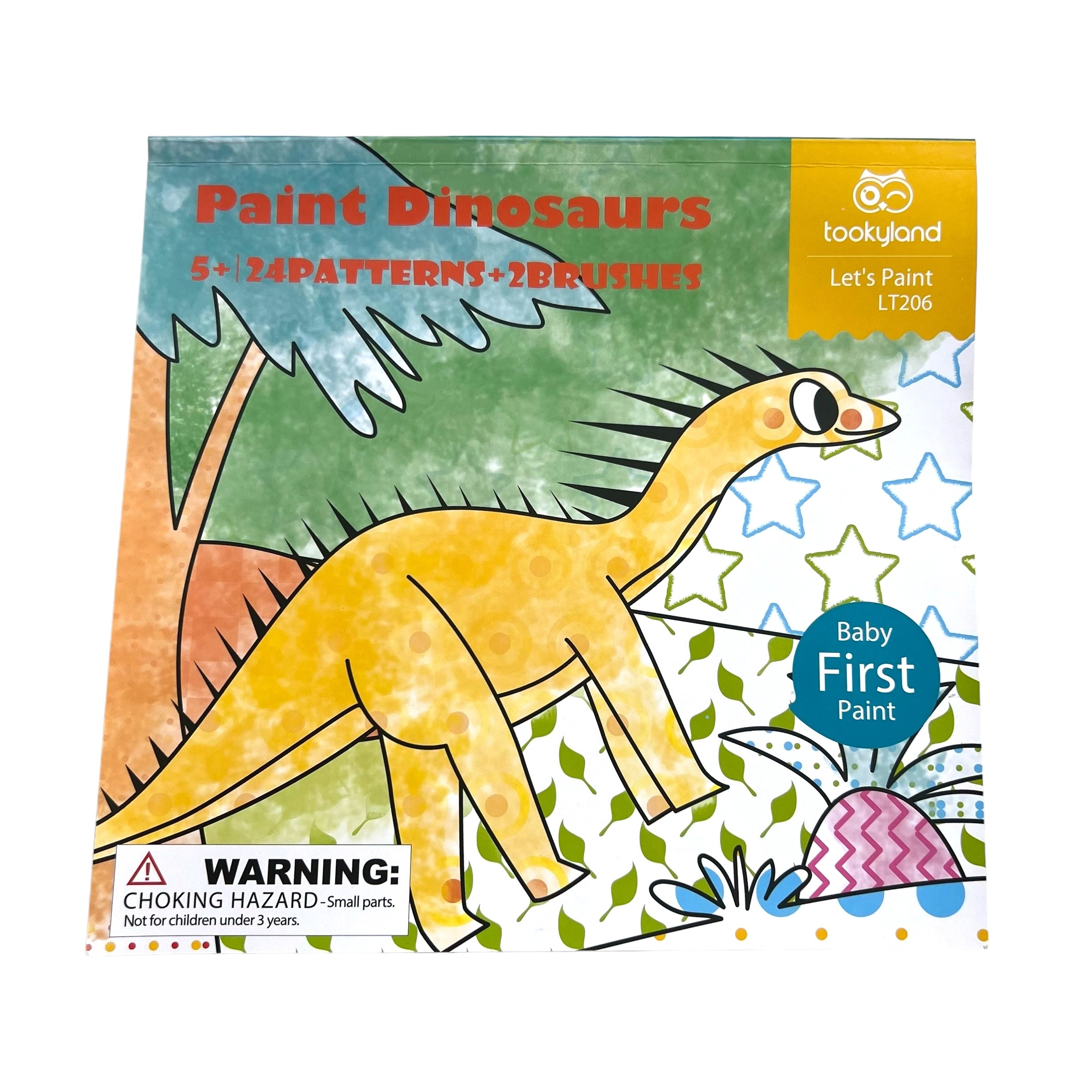 BLOCK PINTA CON AGUA - DINOSAURIOS - TOOKYLAND