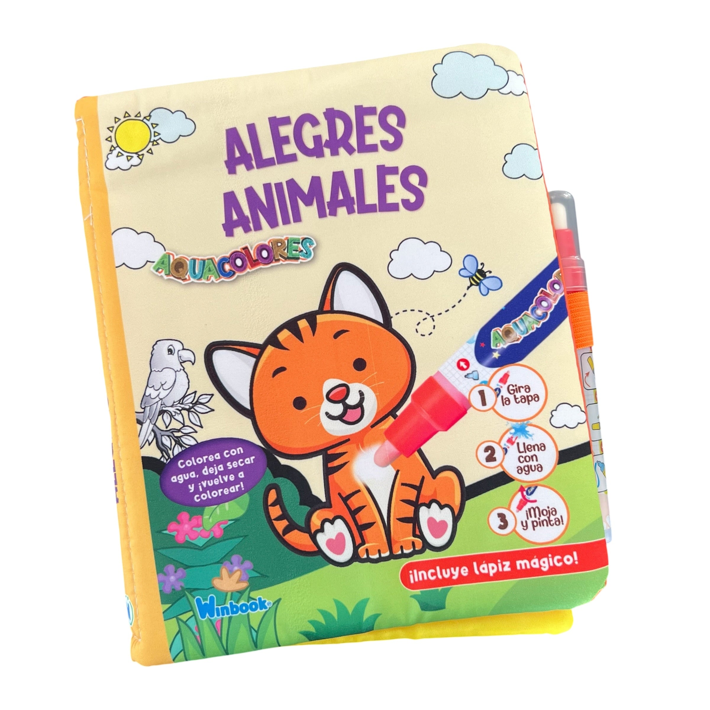 Libro de tela - Alegres animales
