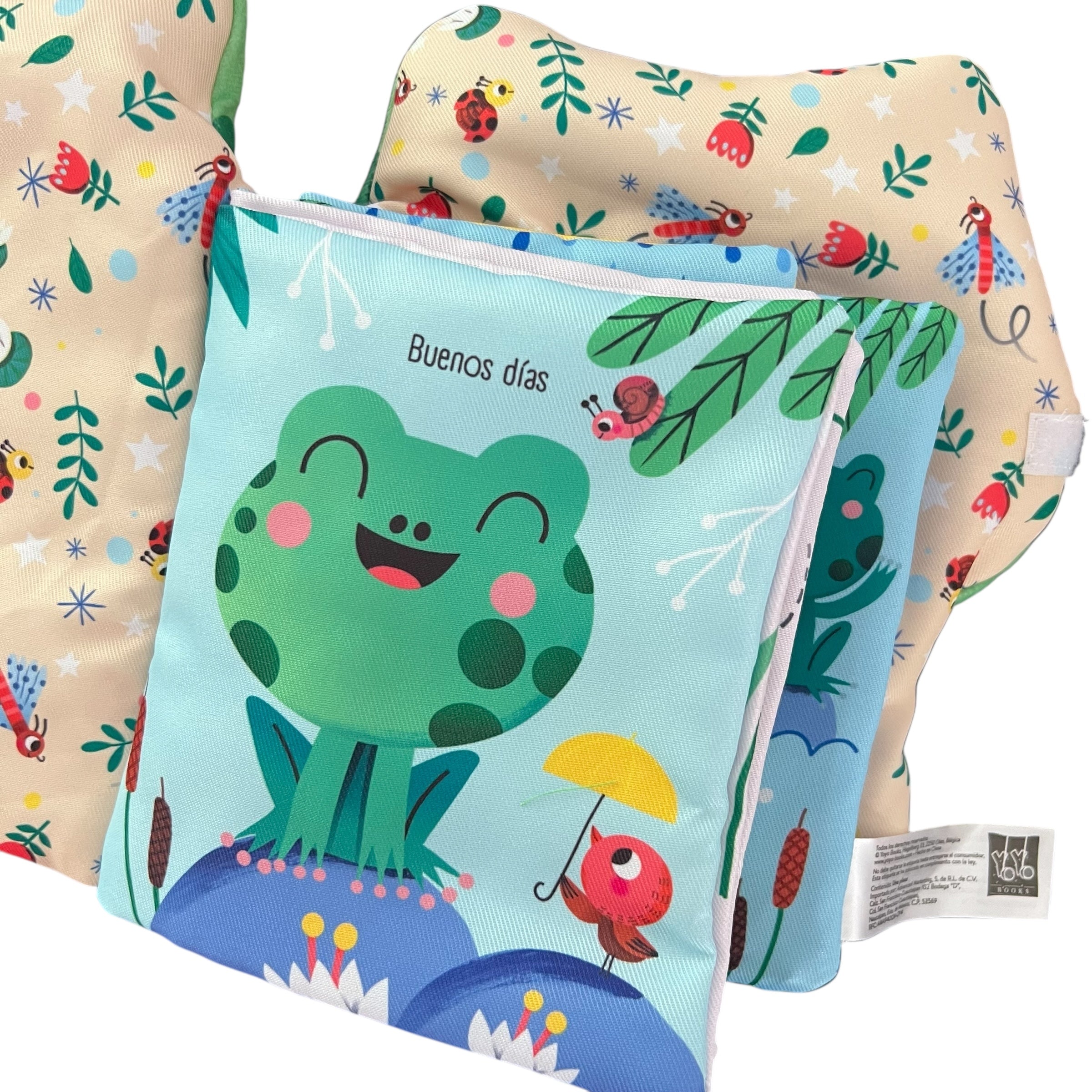 RANA  - Amiguito Suavecito Libro de Tela