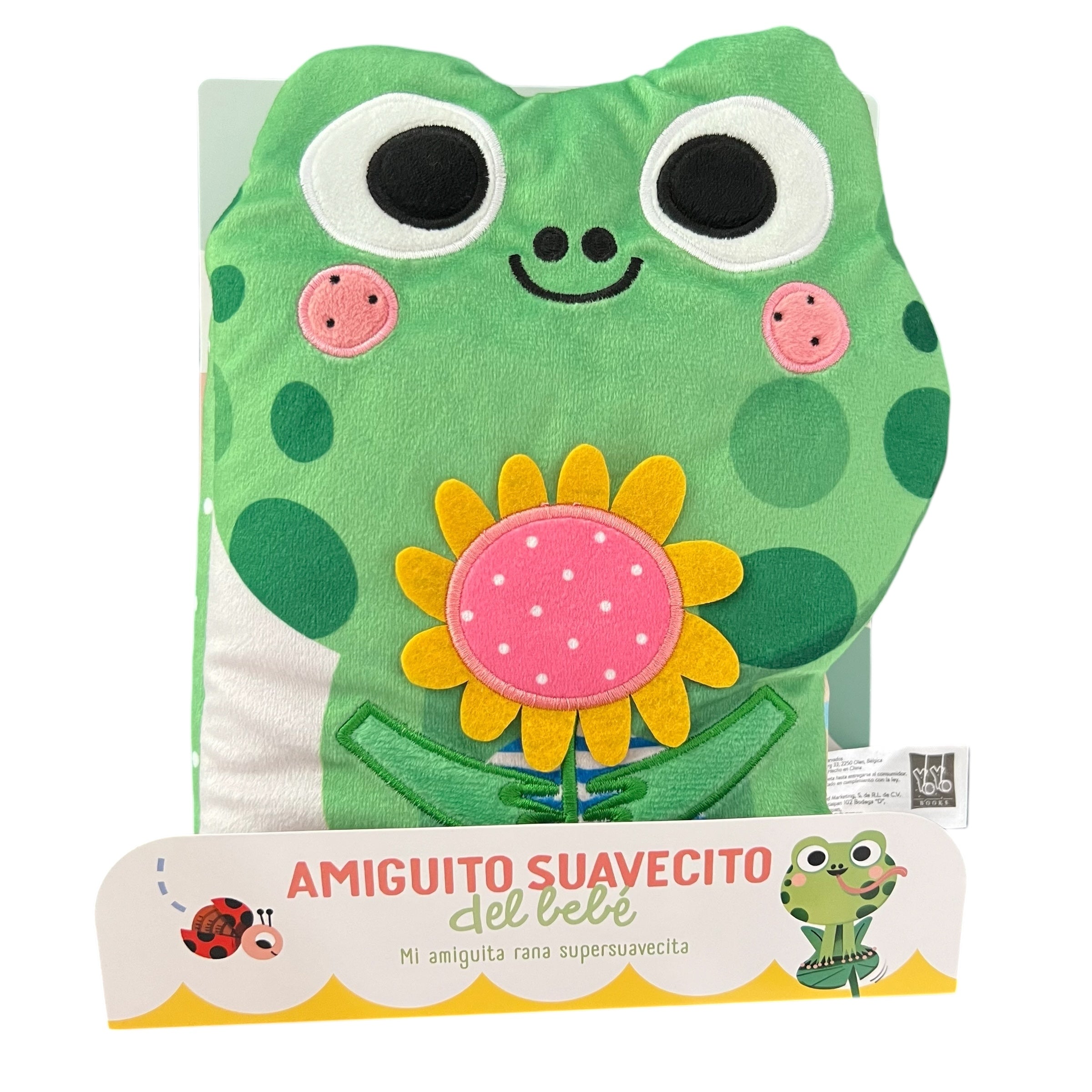 RANA  - Amiguito Suavecito Libro de Tela