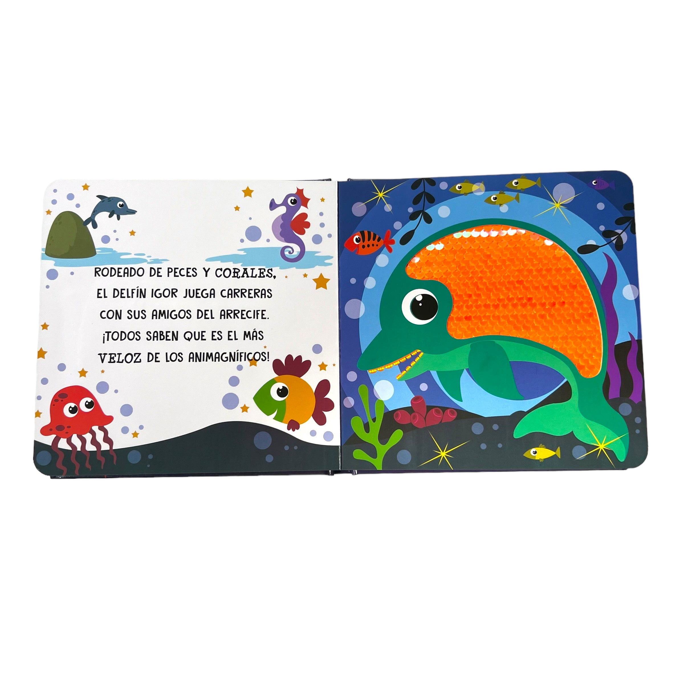 Destellos Sorpresas - Libros de Texturas con Lentejuelas