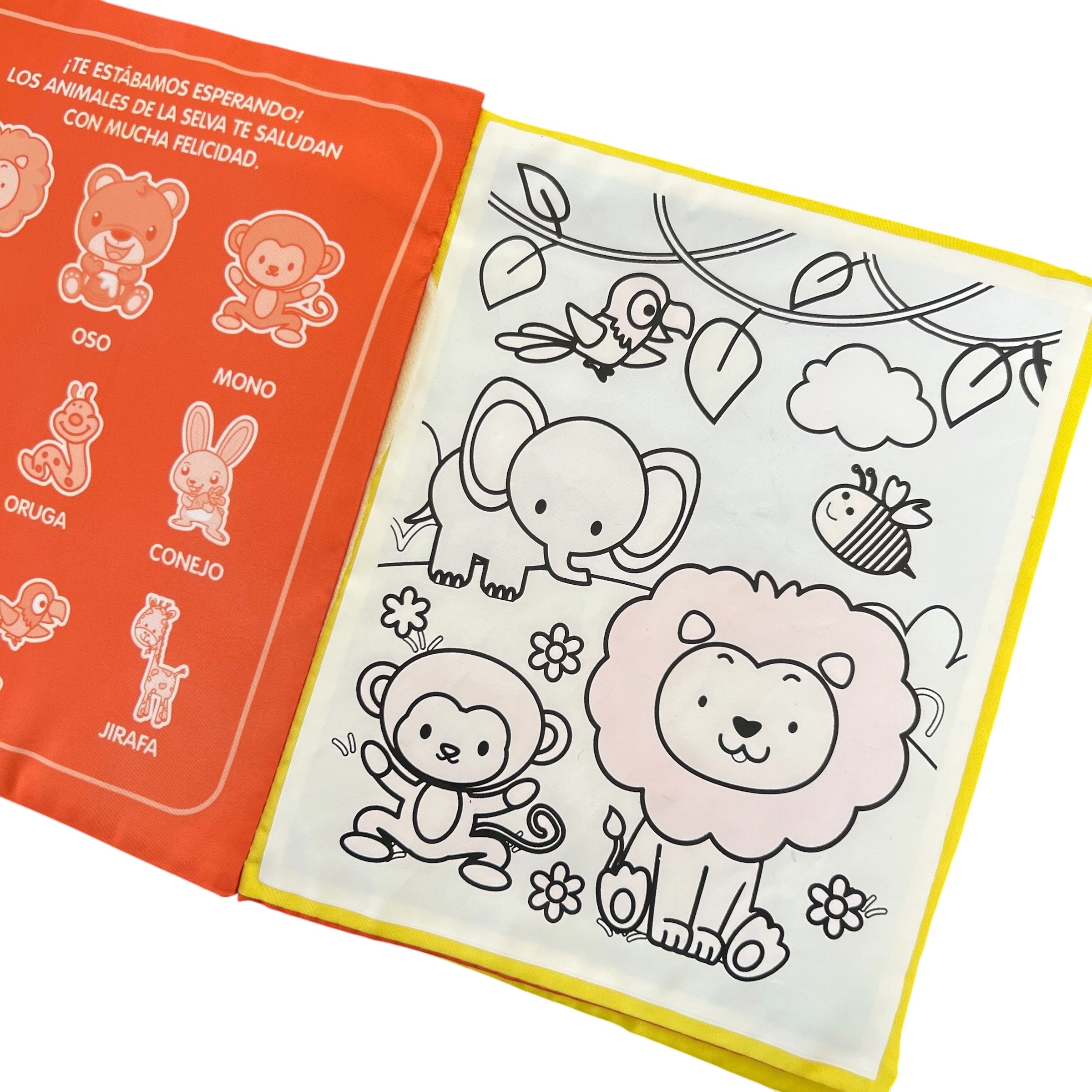 Libro de tela - Alegres animales