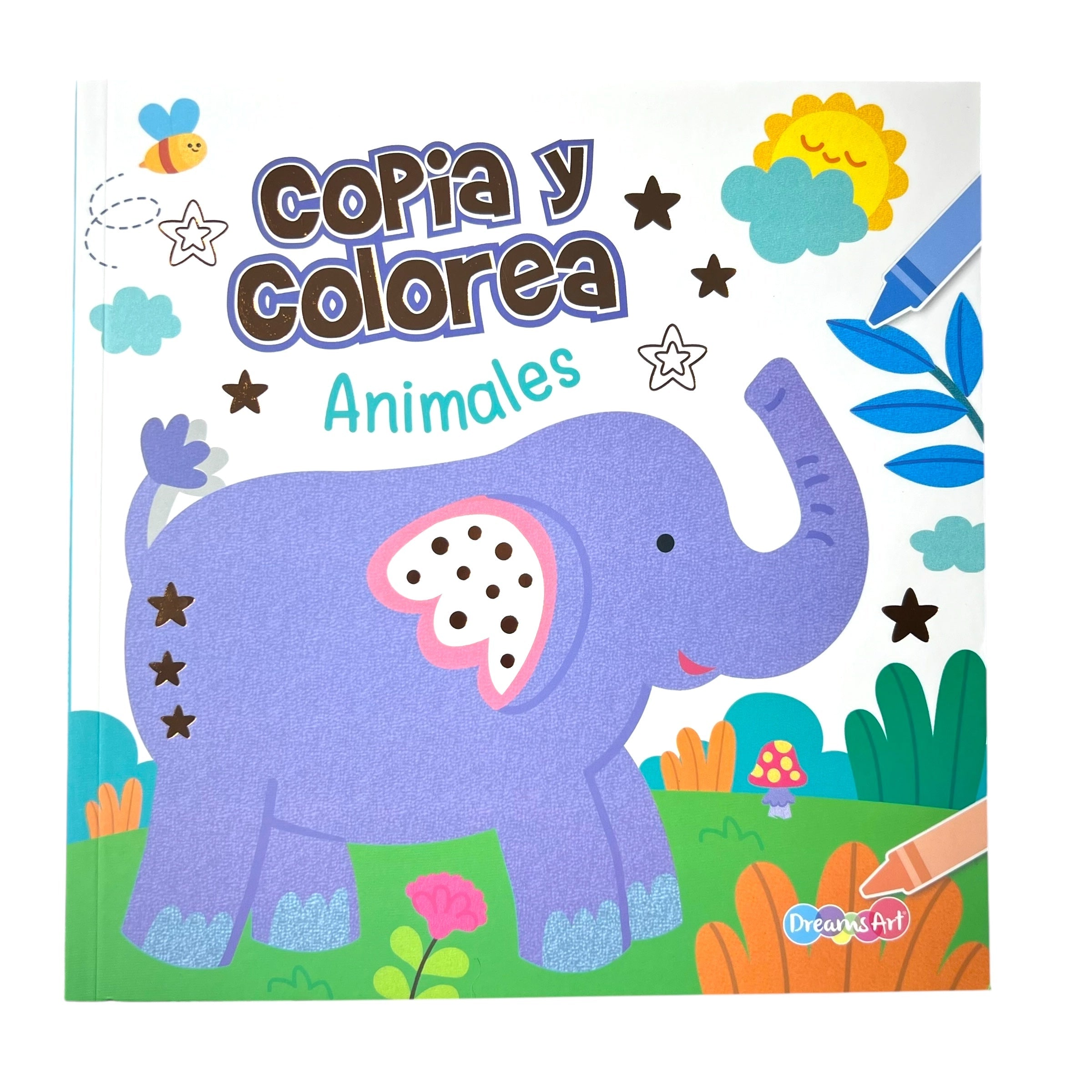 Copia y colorea