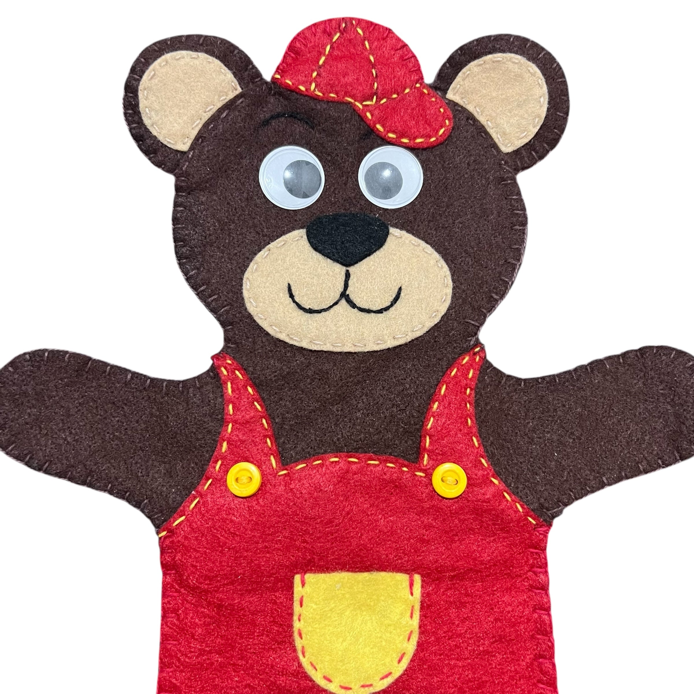 Títere del cuento Ricitos de oro