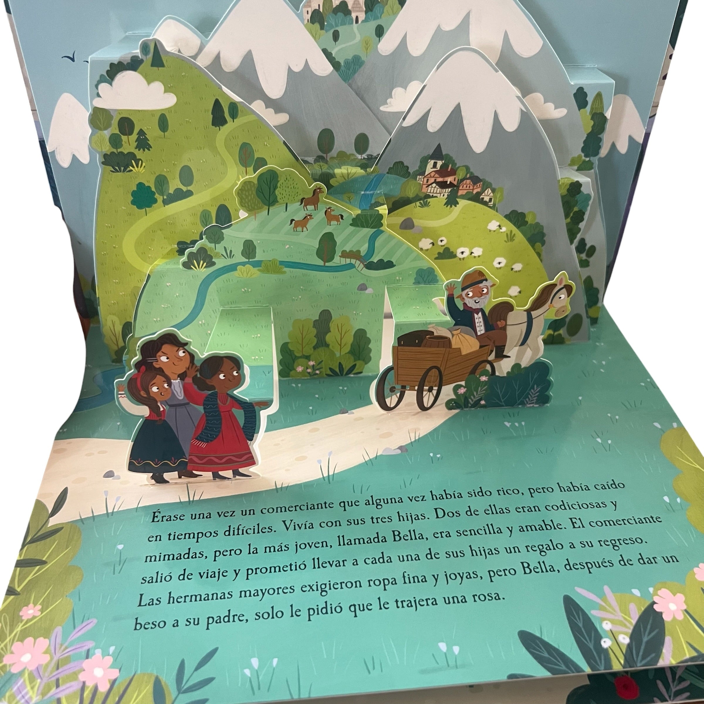 Libro pop up La bella y la bestia