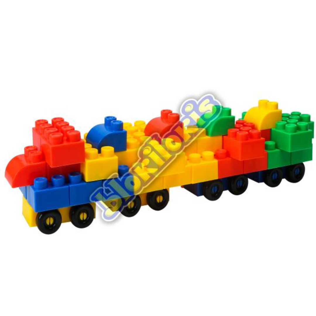 Material de ensamble - Bloques con ruedas Blokiloquis