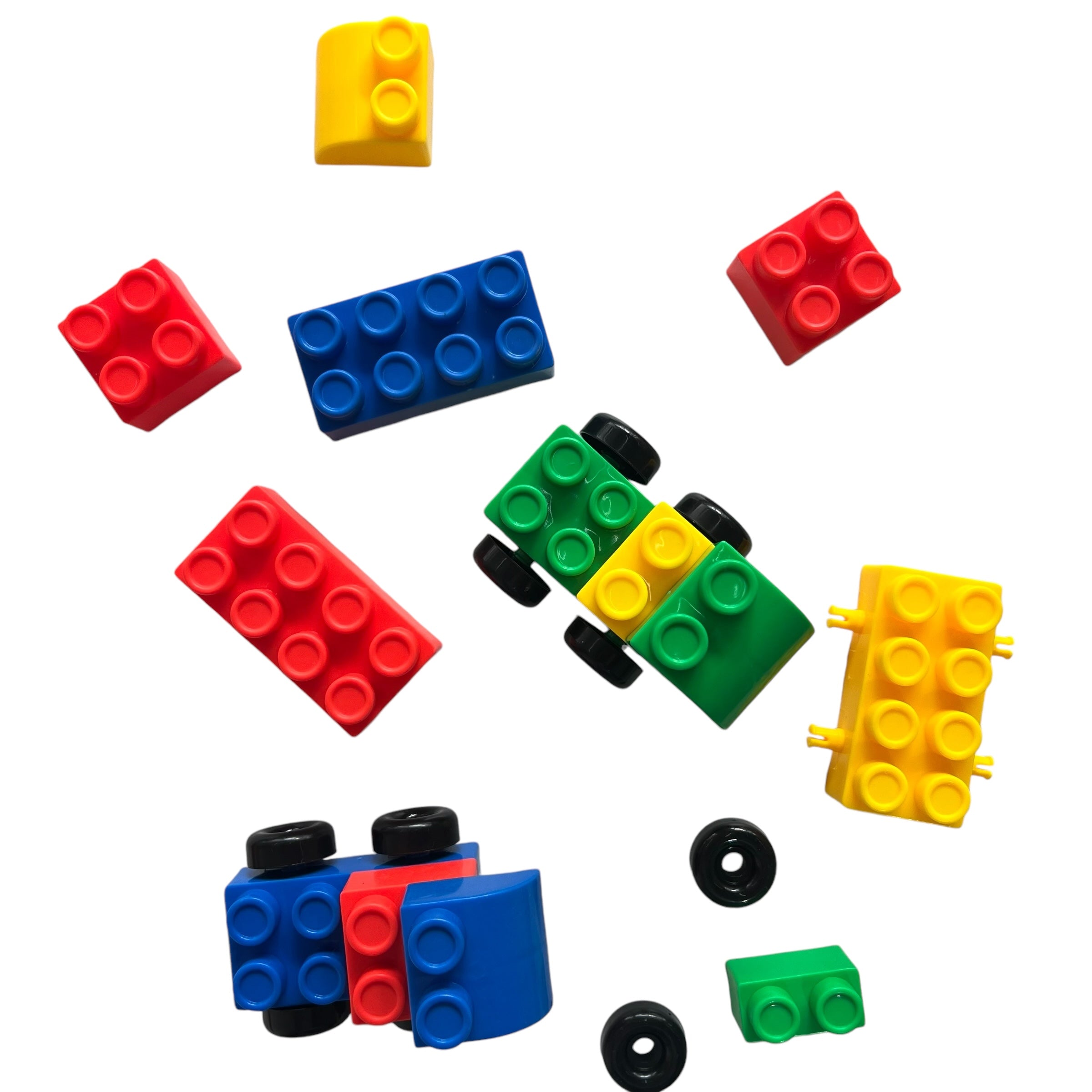 Material de ensamble - Bloques con ruedas Blokiloquis