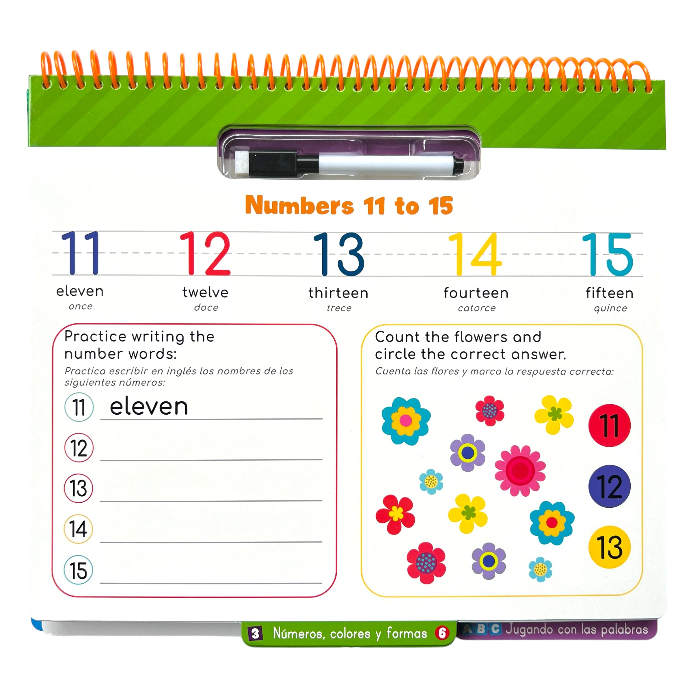 Libro Mi primer libro borrable para aprender inglés