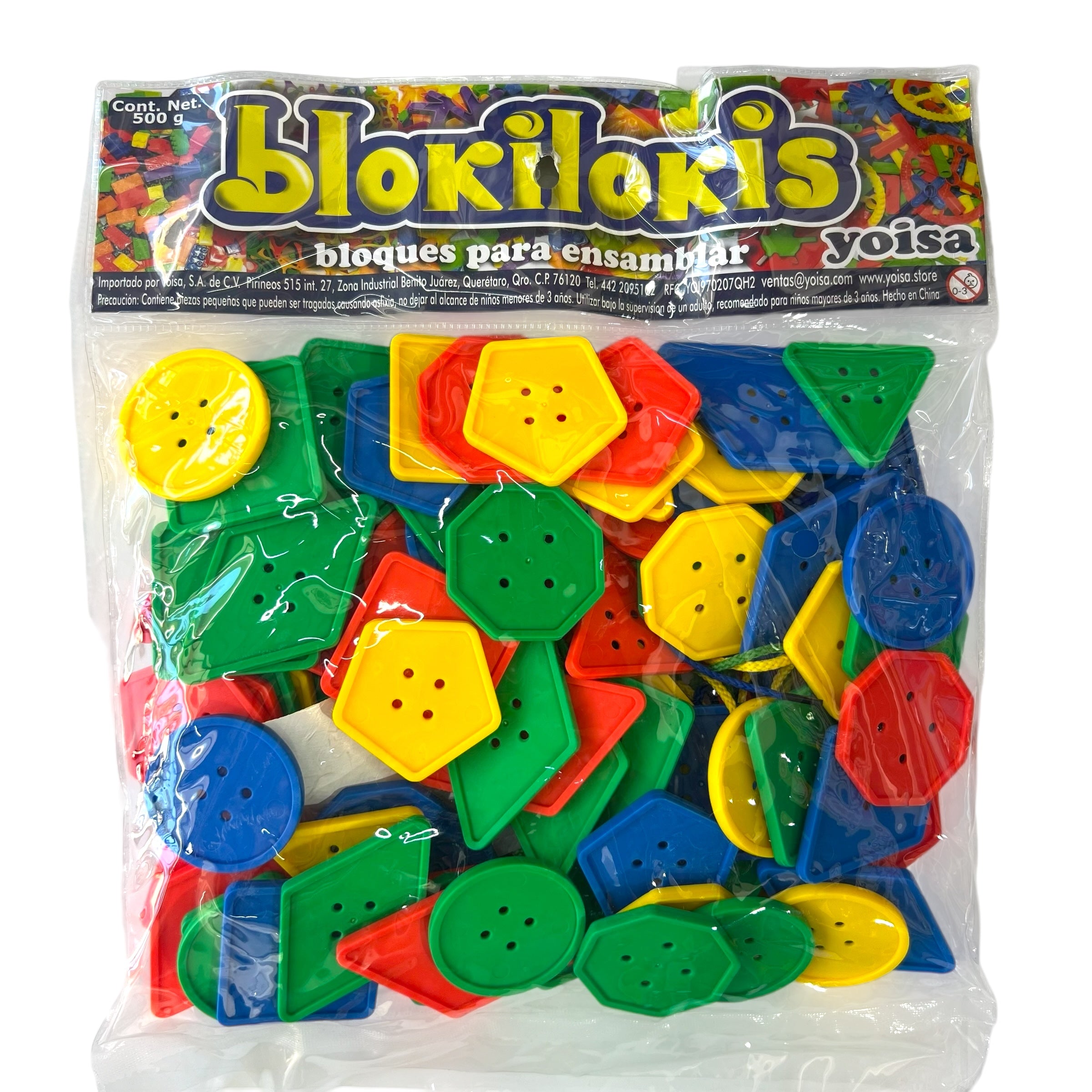 Material de ensamble - Botones de figuras