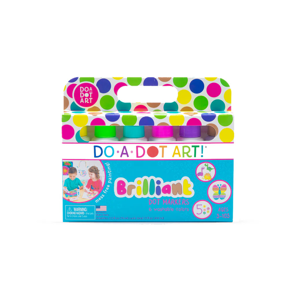 Marcadores de puntos brillantes en paquete de 6 - DO A DOT Brilliant dot markers