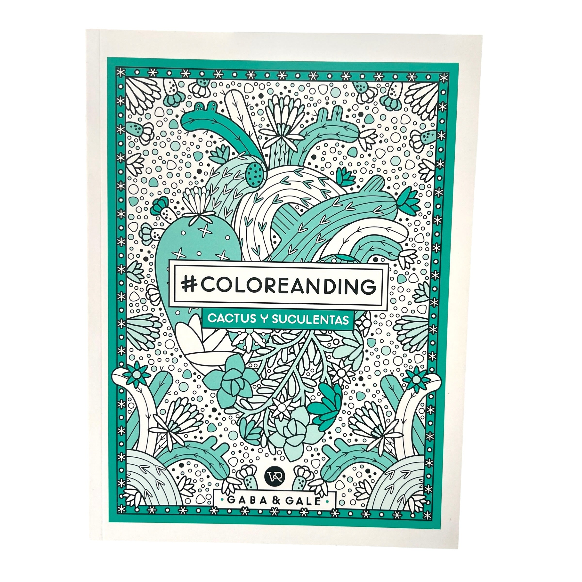 Libro para colorear - #Coloreanding Cactus y suculentas