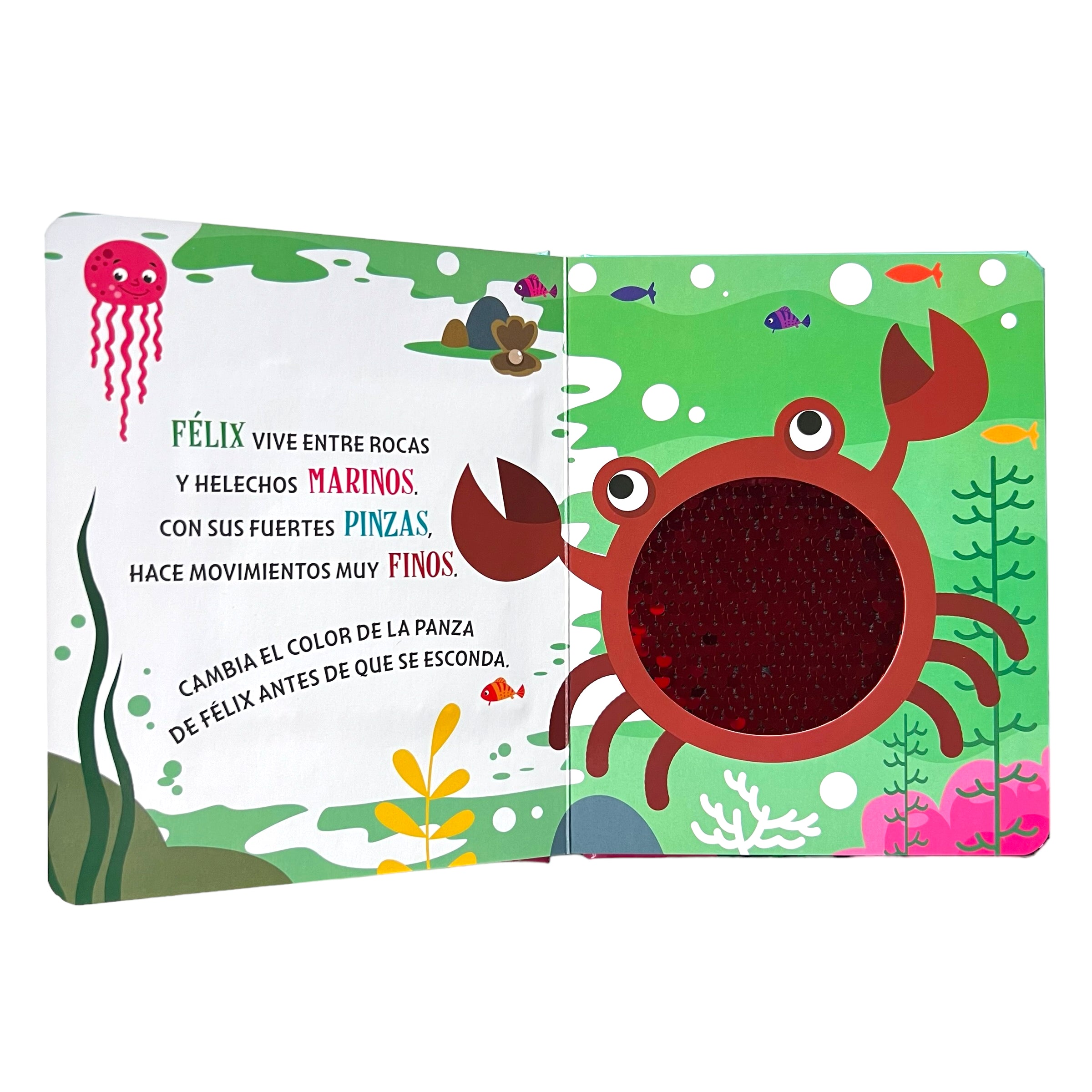 Destellos Fantásticos - Libros de Texturas con Lentejuelas