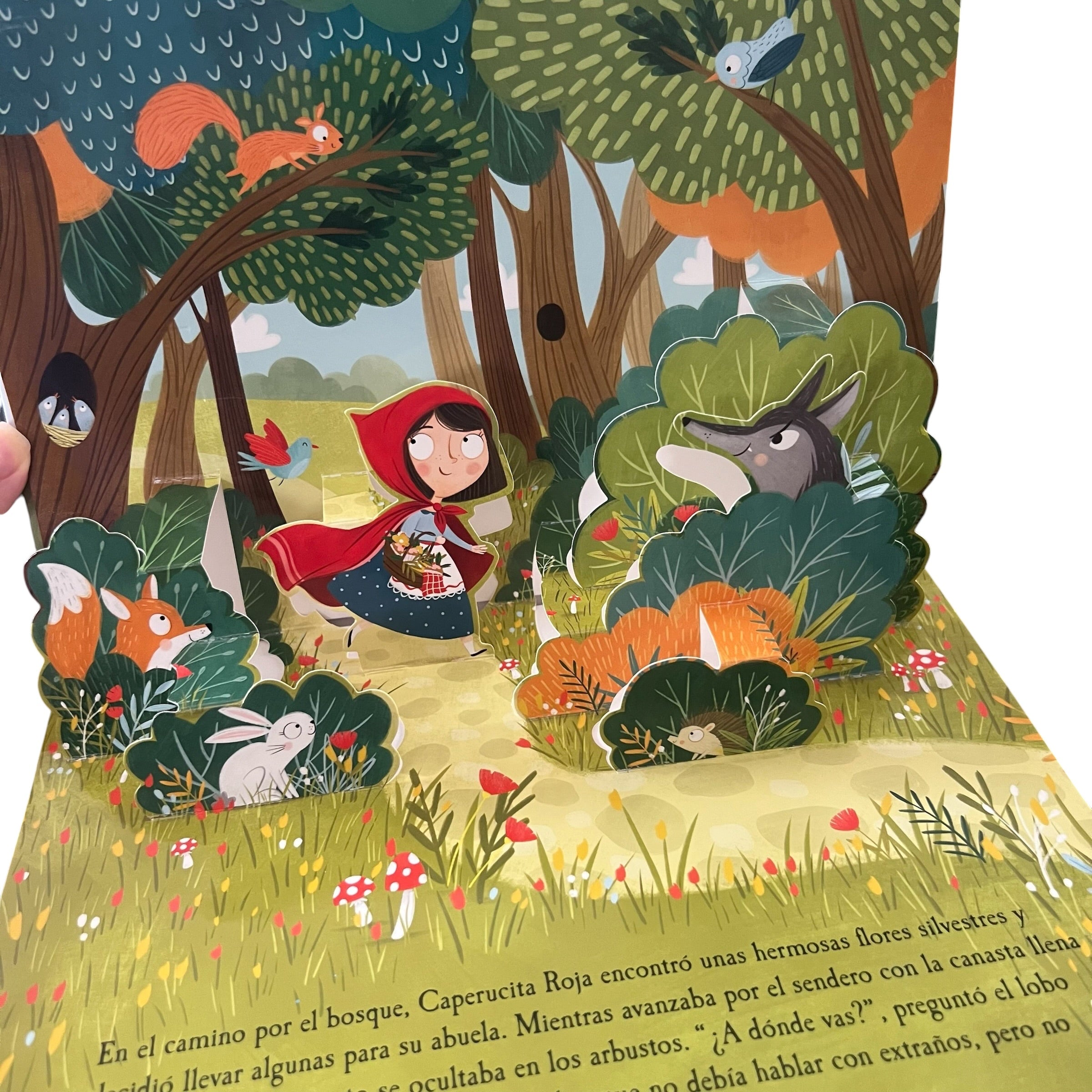 Libro pop up Caperucita roja