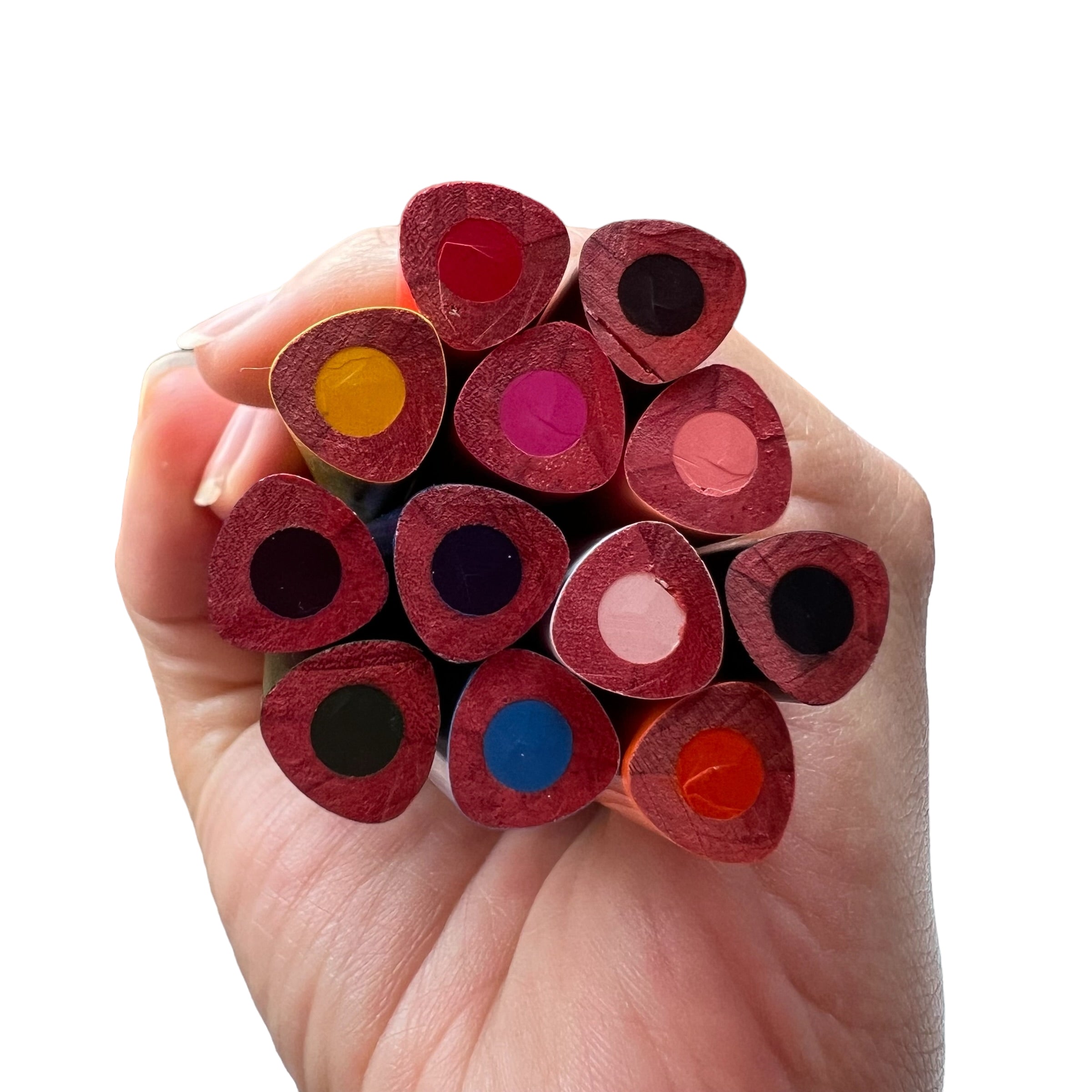 Colores JUMBO Triangulares  12 piezas ColorFun Indra