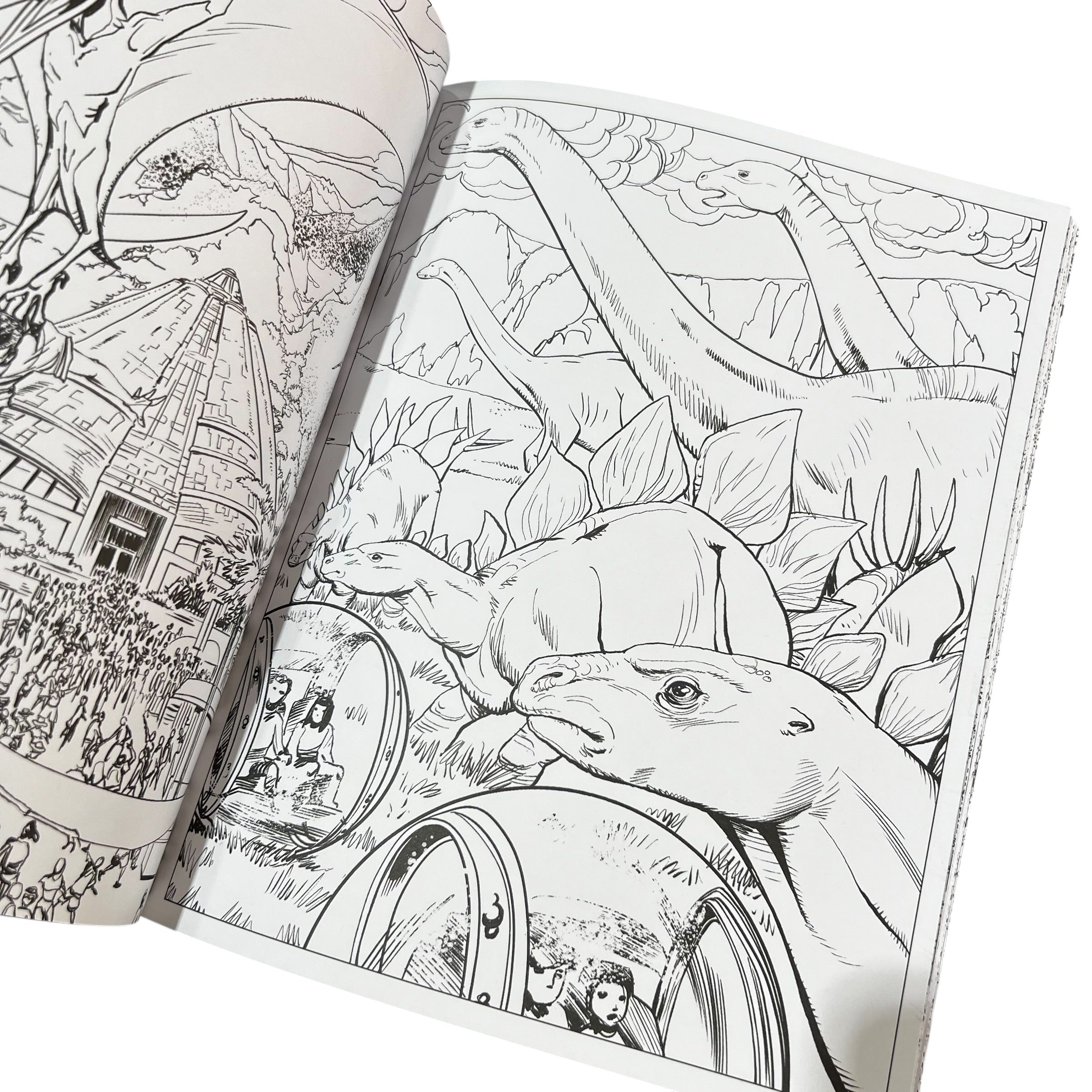 Libro para colorear  Jurassic World