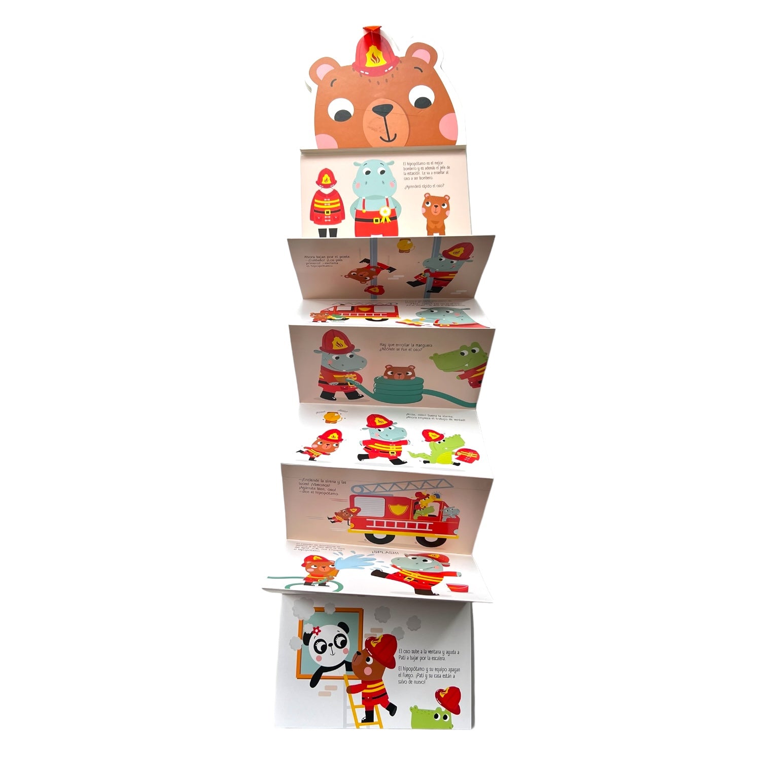 Cuento Mirame crecer! El oso quiere ser bombero - Crecigrama