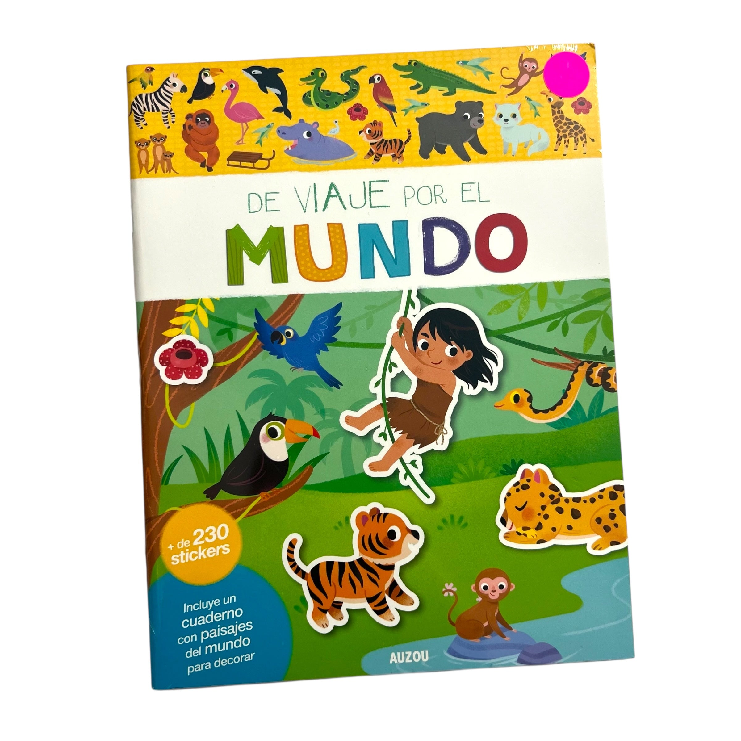 Libro de stickers De viaje por el mundo