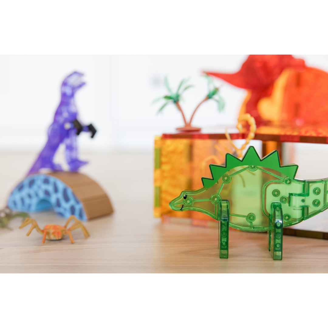 Magna-Tiles Dino World Set 40 piezas