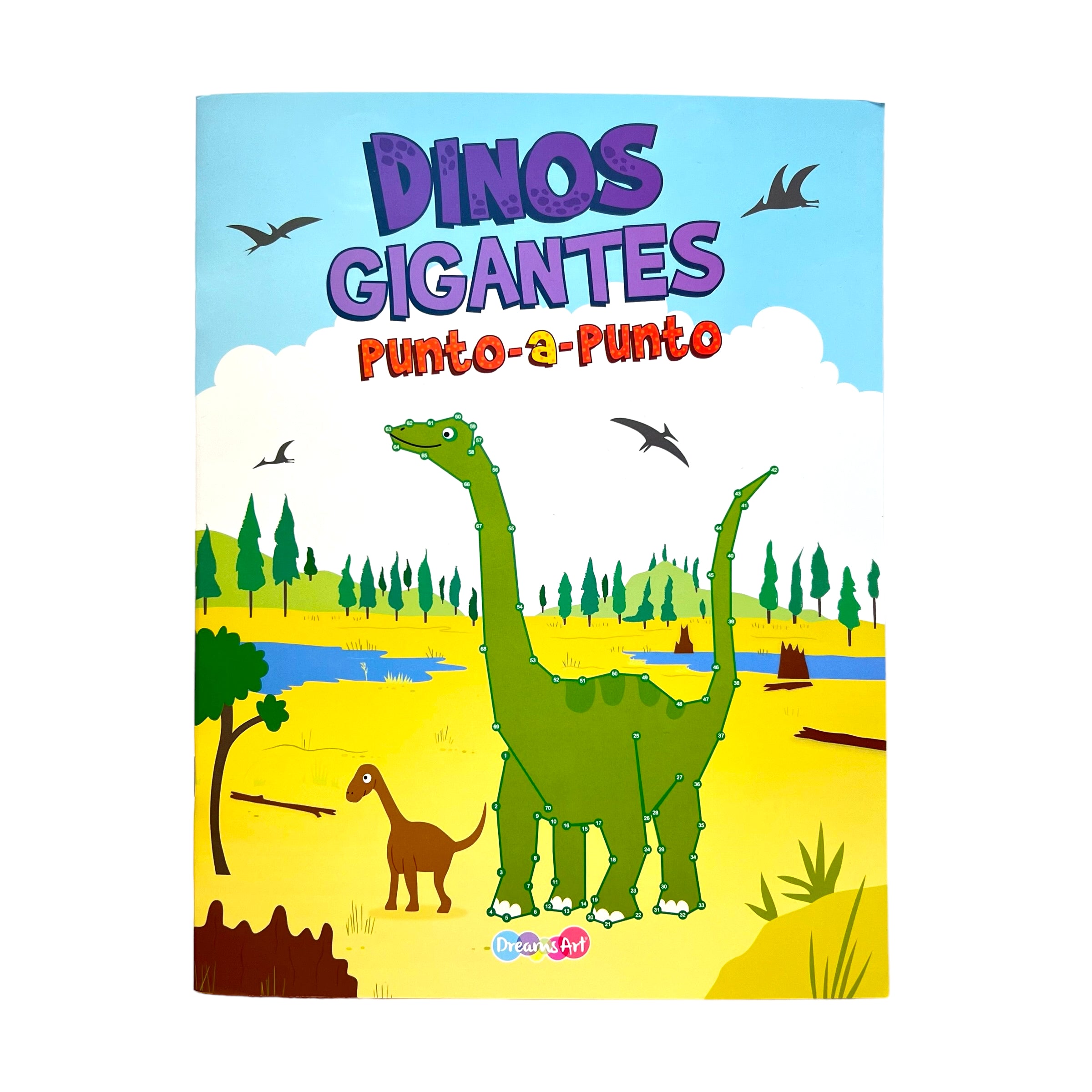 Libro Dinos gigantes punto a punto
