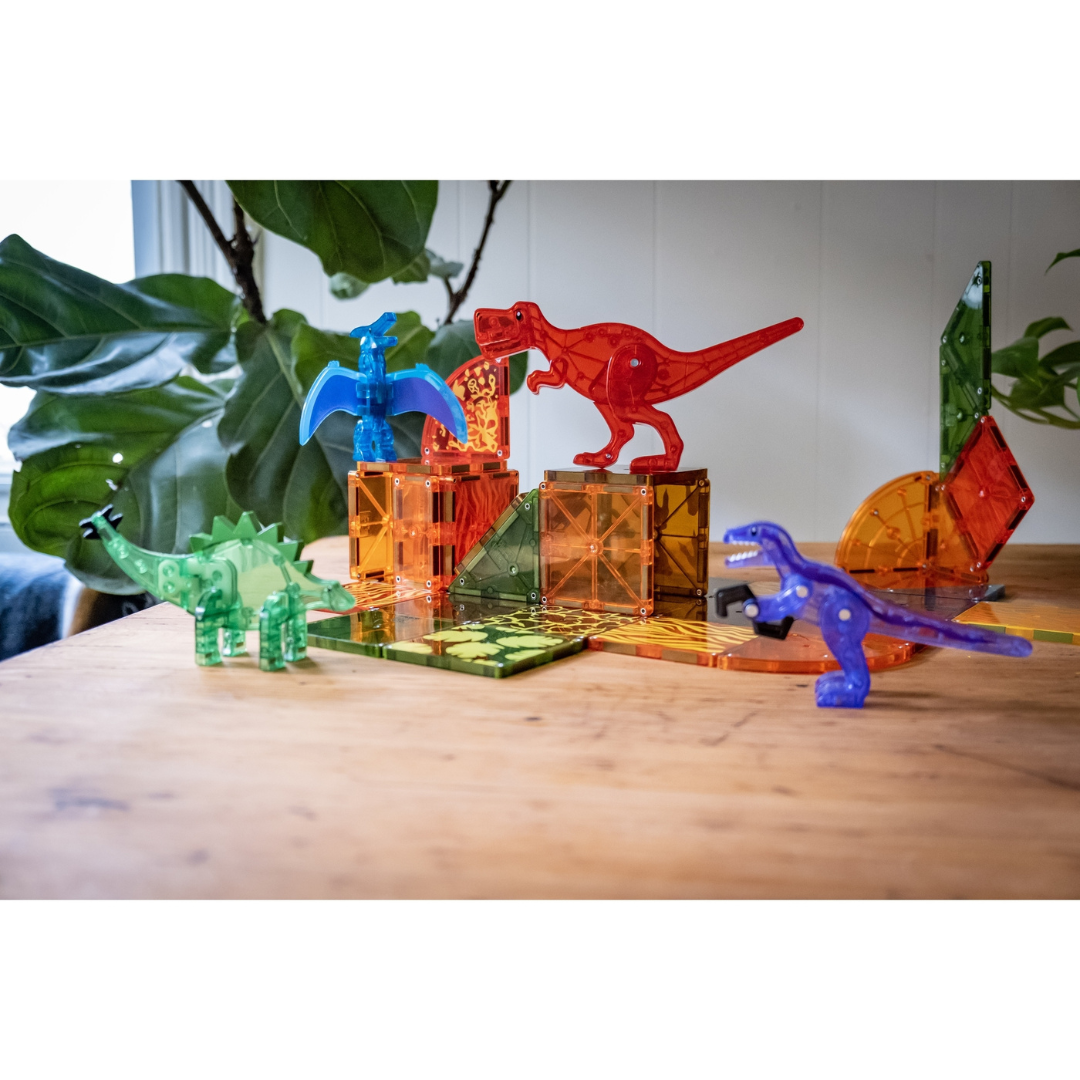 Magna-Tiles Dino World Set 40 piezas