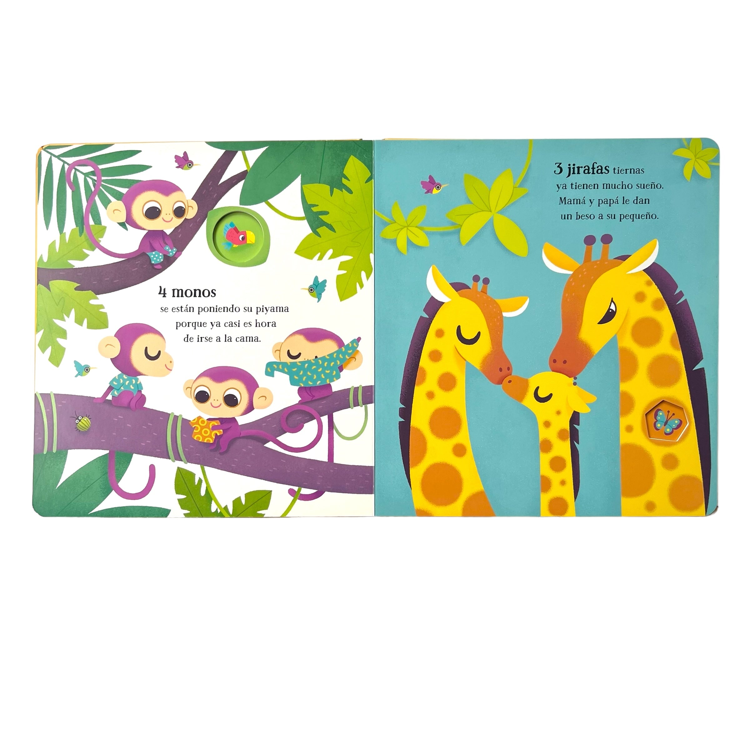 Libro 3,2,1 BUENAS NOCHES A TODOS ANIMALES SALVAJES