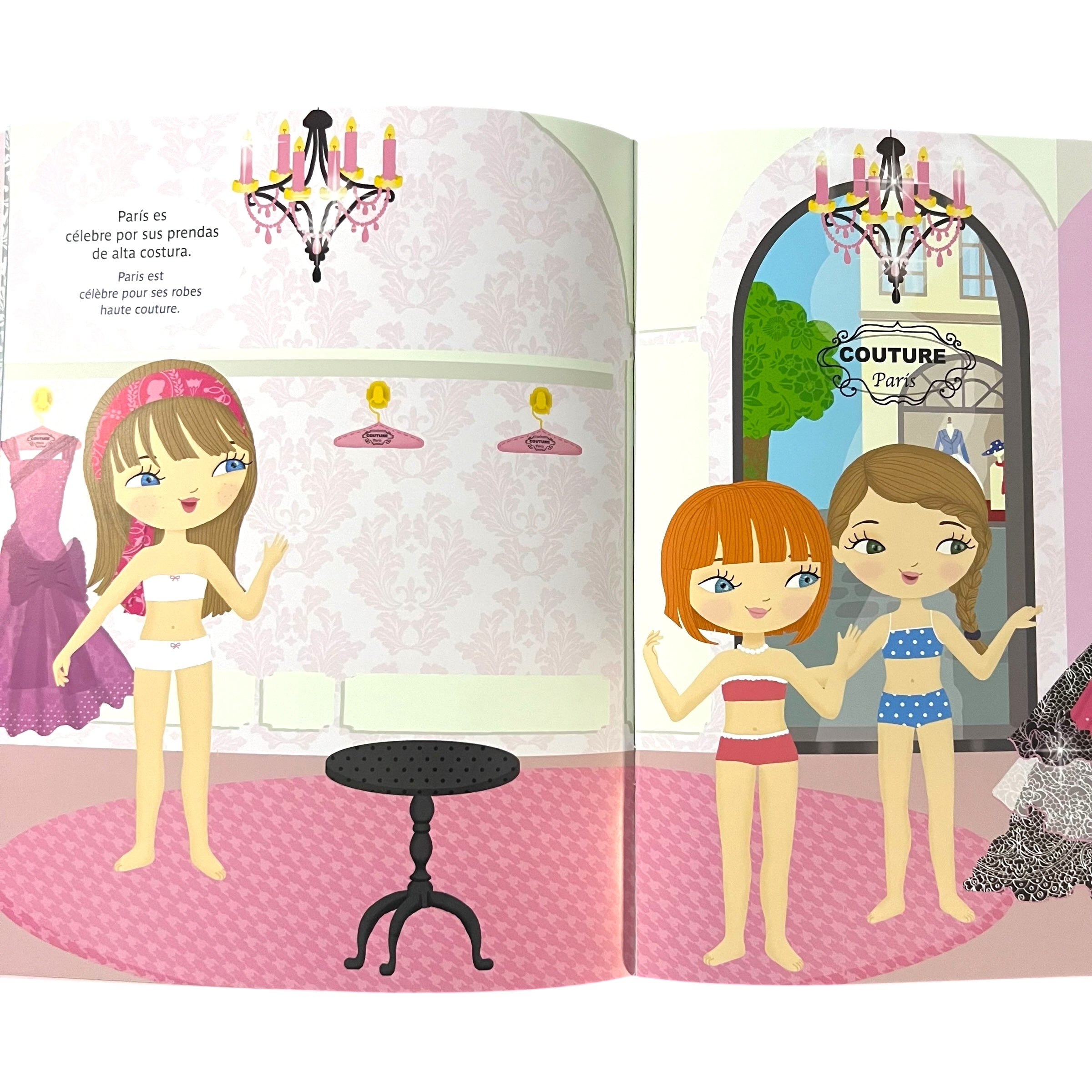 Libro de stickers - Los vestidos de Emma