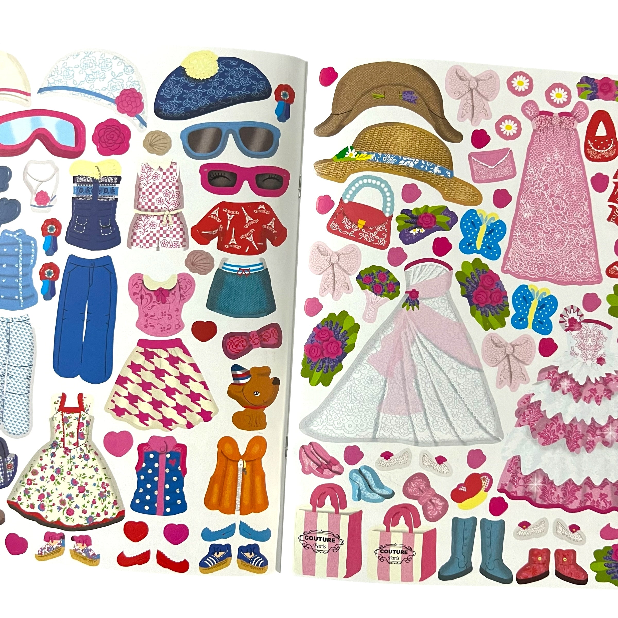 Libro de stickers - Los vestidos de Emma