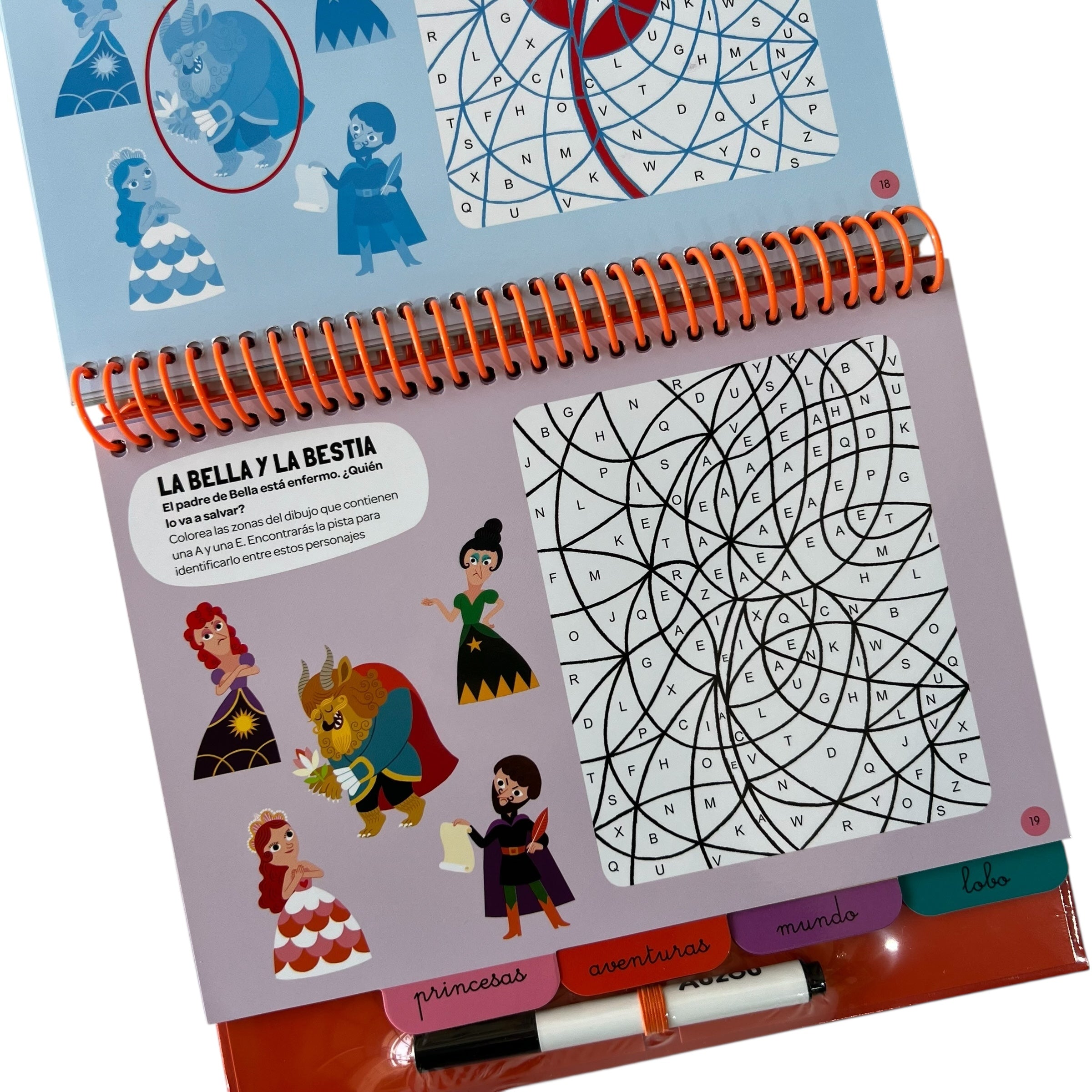 Libro borrable - 25 enigmas en los cuentos