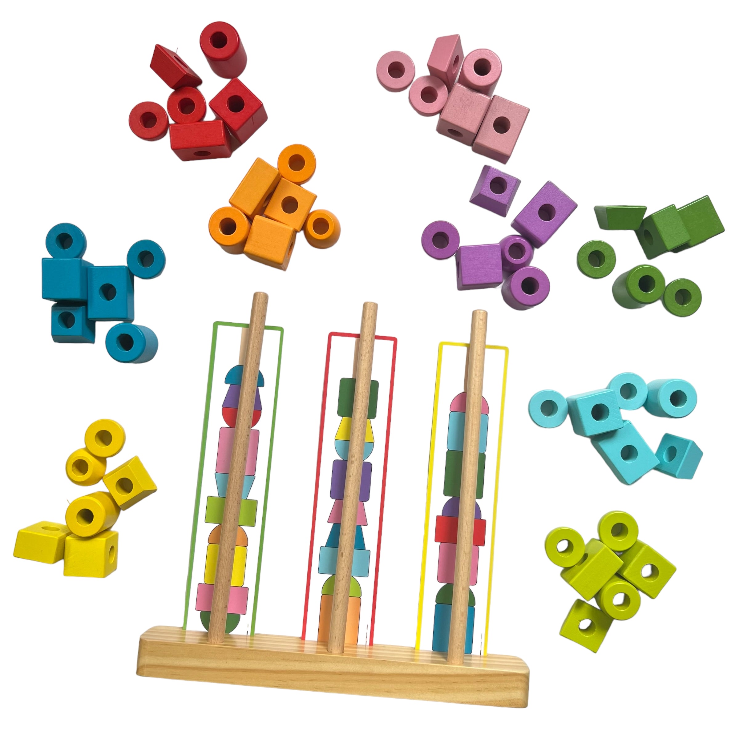 SECUENCIAS LOGICAS DE ENSARTE - Maze Bead Game Box - TOOKY TOY