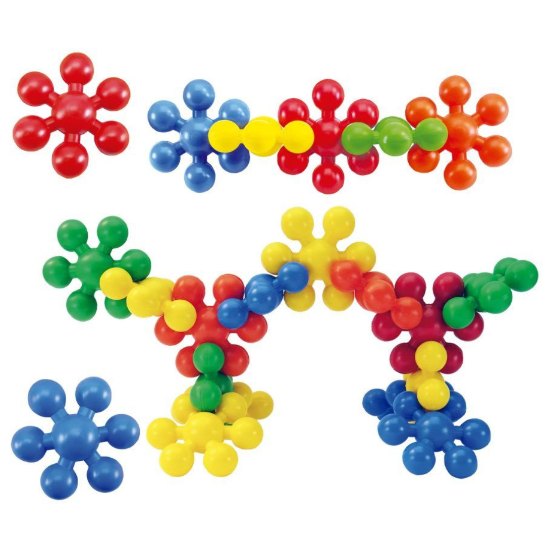 Material de ensamble - Estrellas de punta redonda