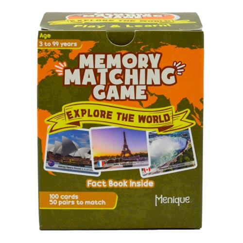 Explore the World - Juego de memoria en Inglés