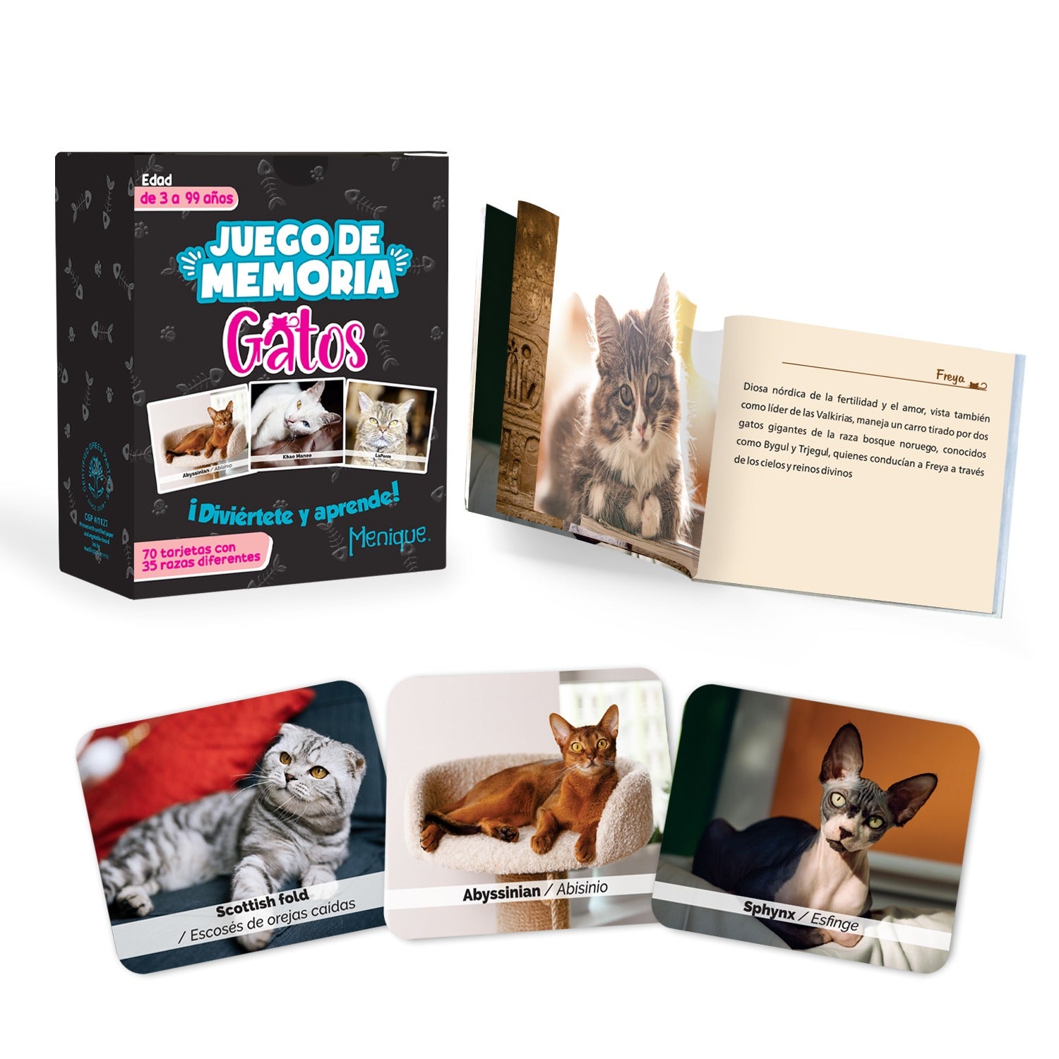 Gatos - Juego de memoria