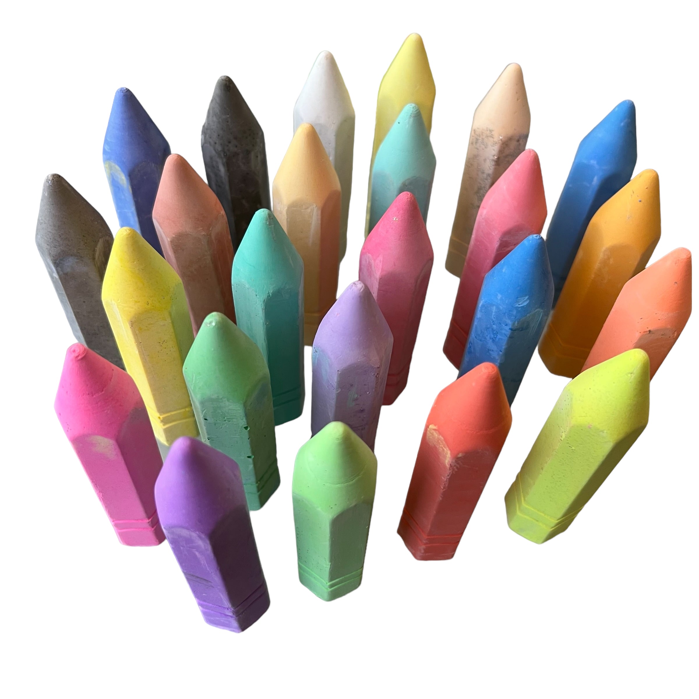 Gis Glitter JUMBO 24 piezas