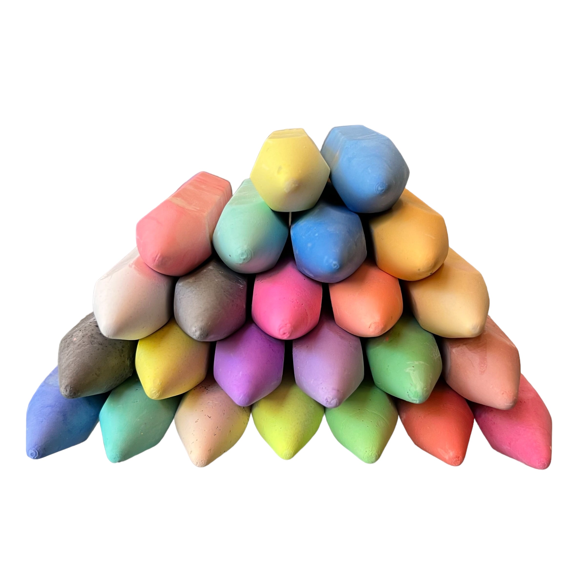 Gis Glitter JUMBO 24 piezas